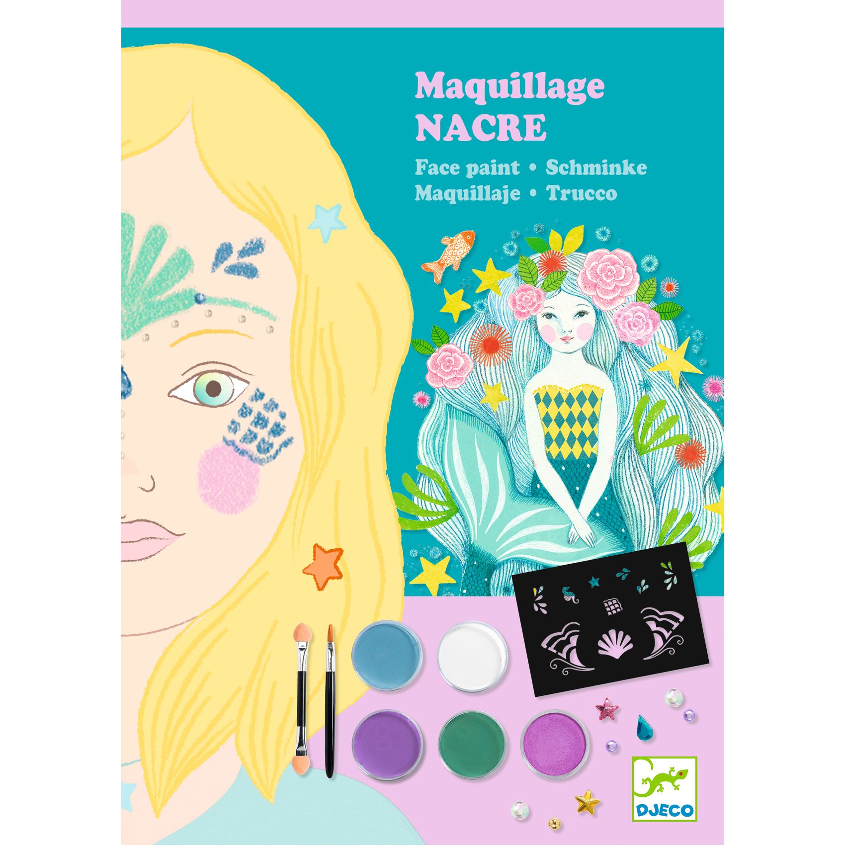 Arcfestés, díszítés - Gyöngyház - Pearl - 5