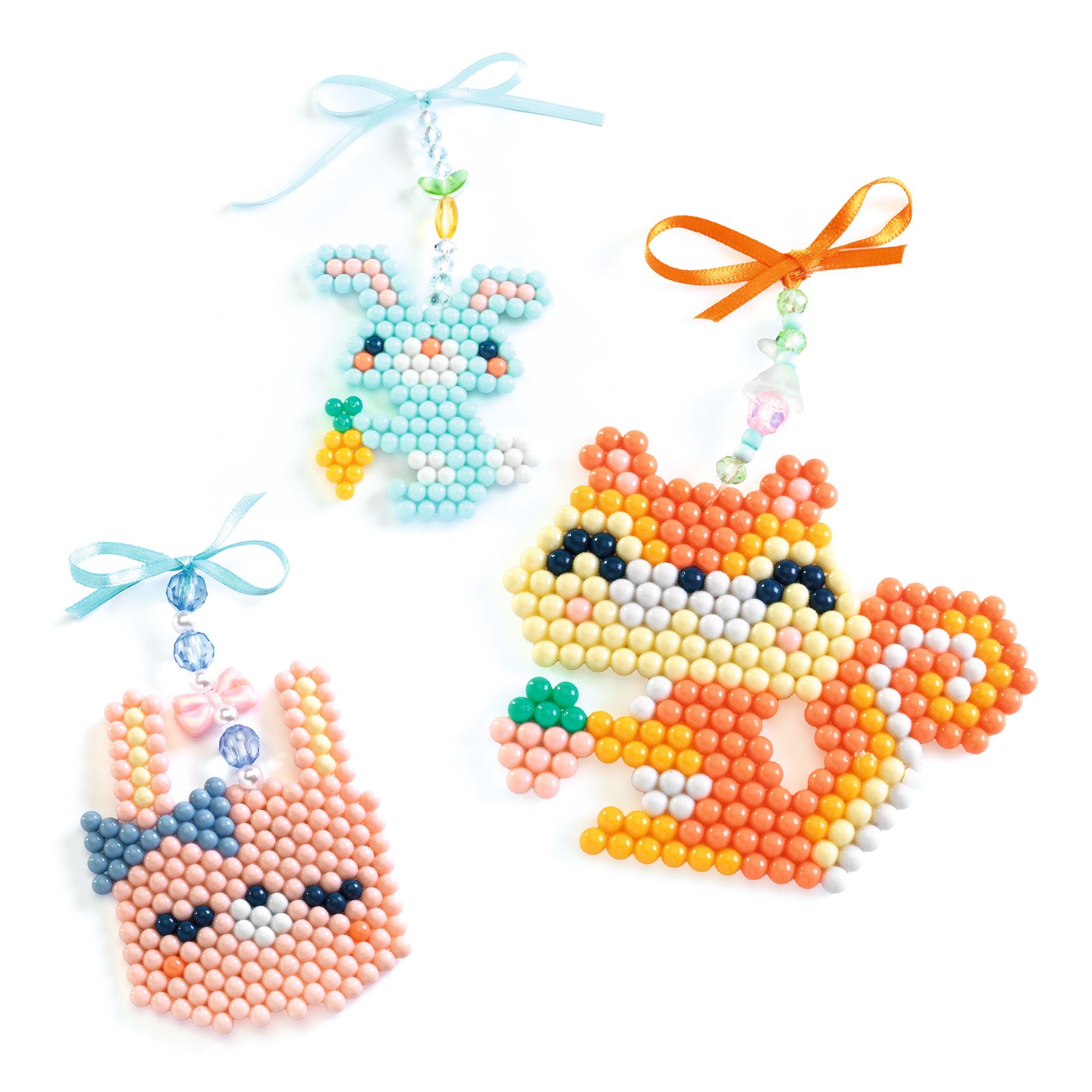 Artistic Aqua - Vizes gyöngykirakó készlet, Bundás barátok - Furry friends - 1