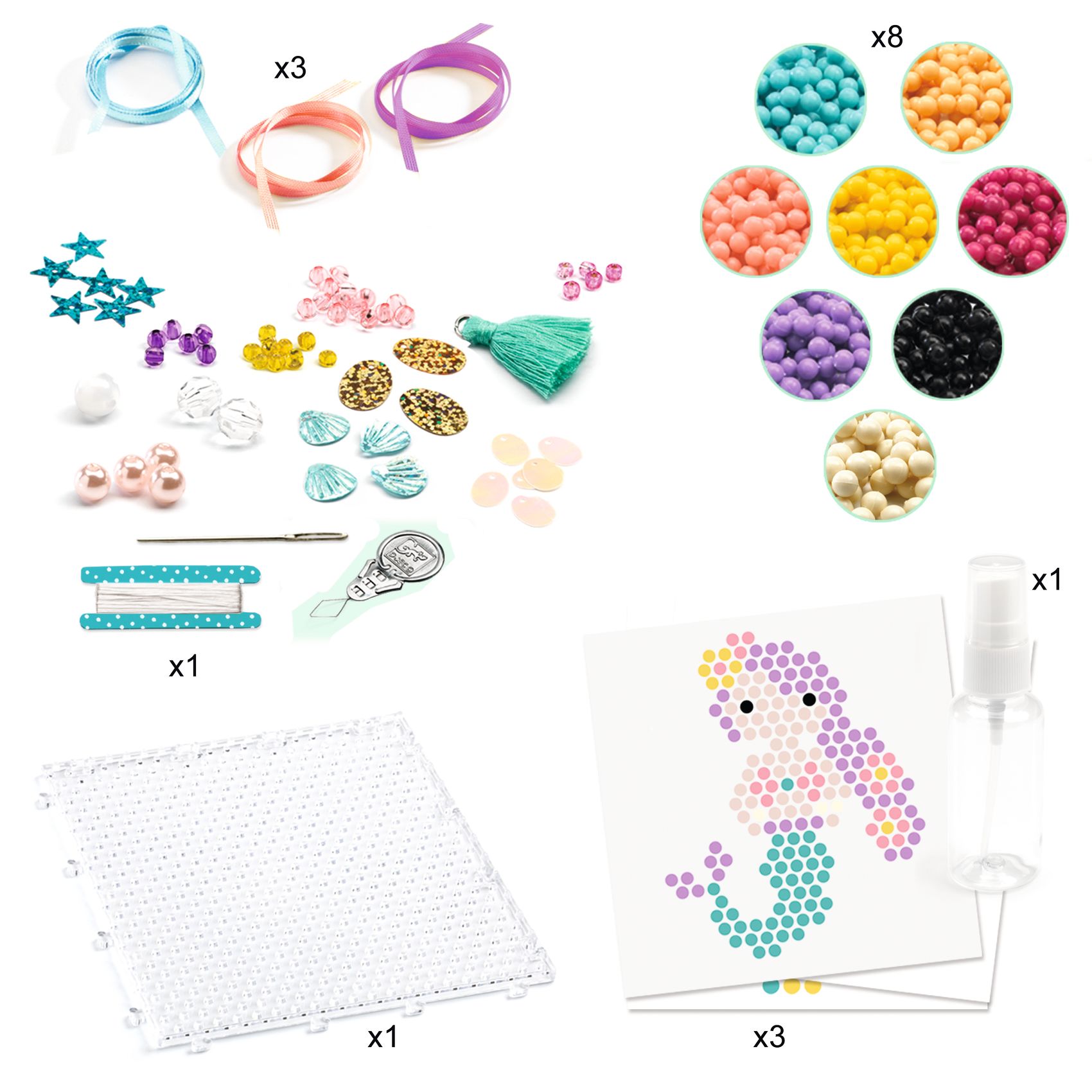 Artistic Aqua - Vizes gyöngykirakó képkészítő - Tengervarázs - Sea charm - 3