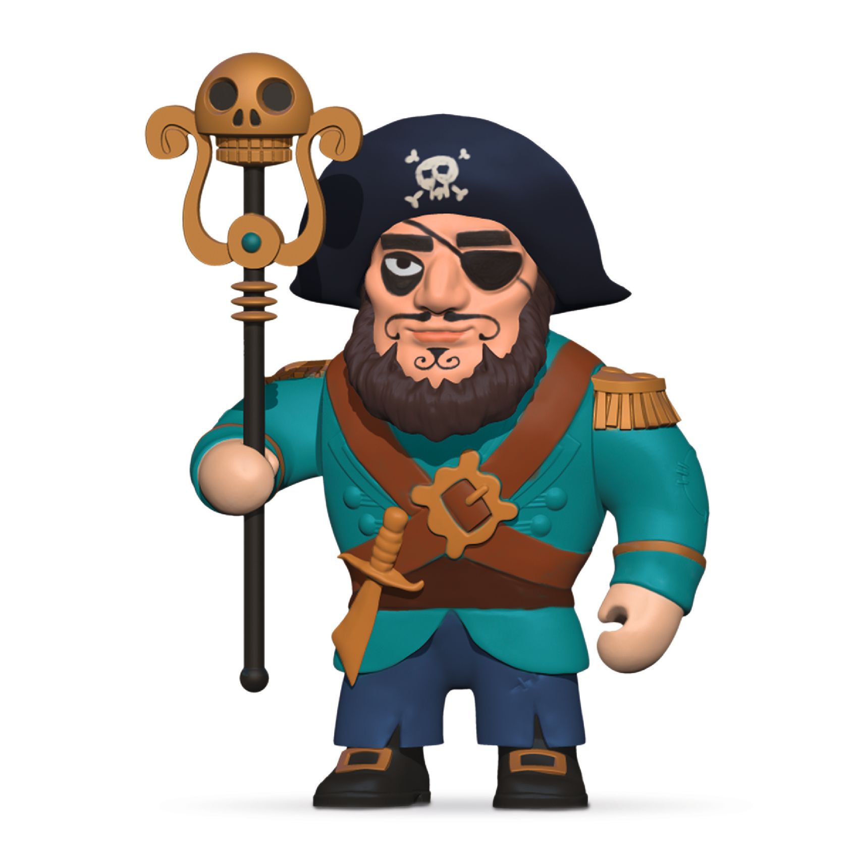 Arty Toys - Kalóz - Kalóz kapitány - Ze Piratous - 1