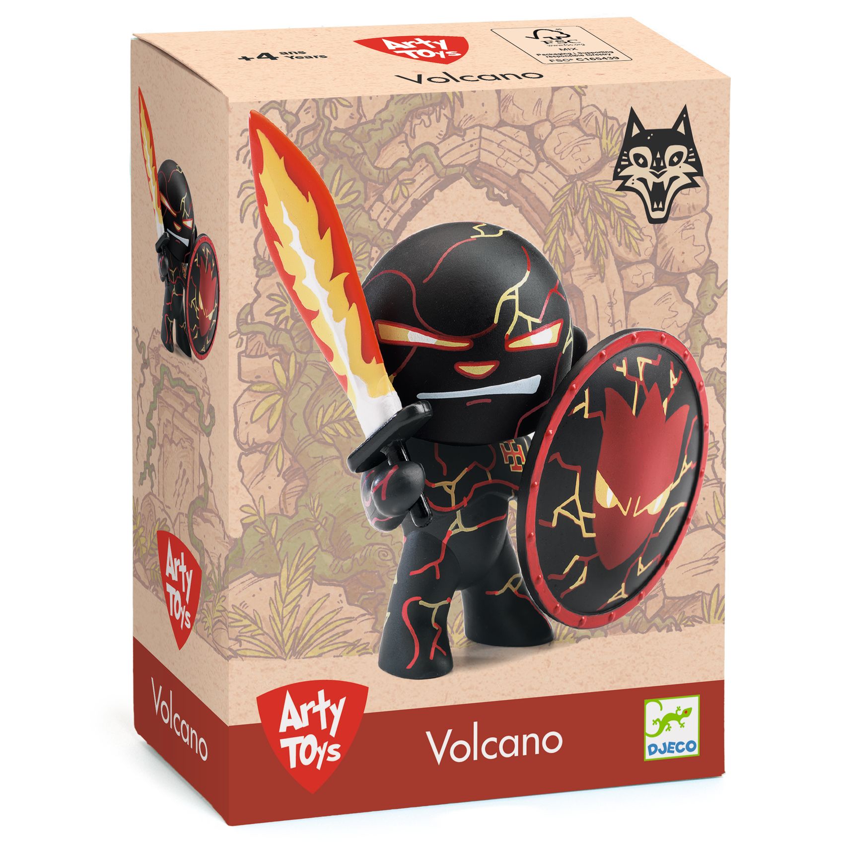 Arty Toys - Lovag - Vulkán - Volcano - 1
