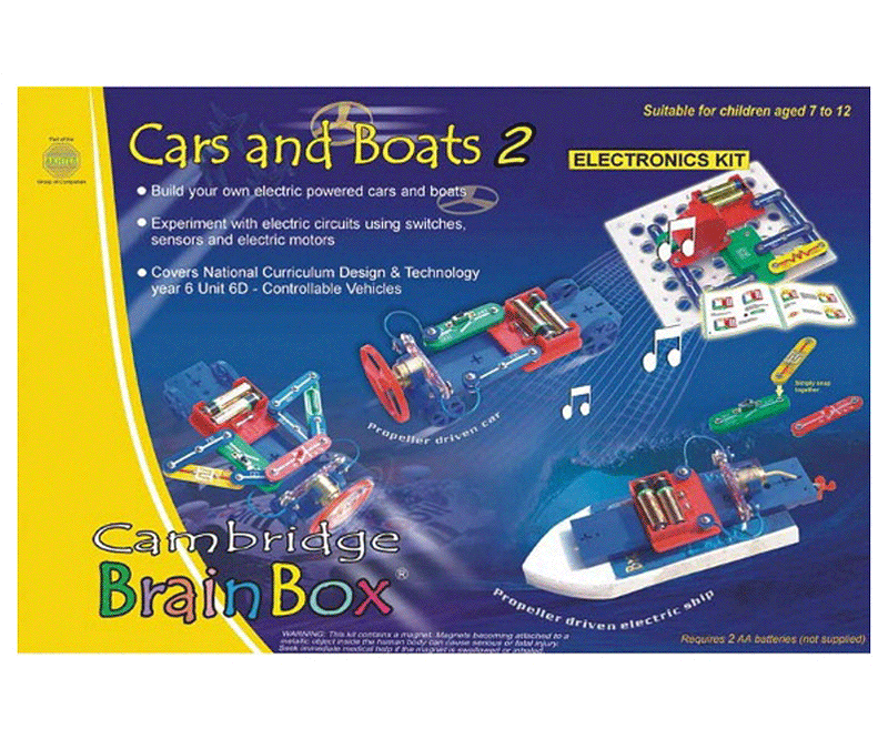 Brainbox Elektronika - Autók és hajók készlet - Cars & Boats 2 - 0