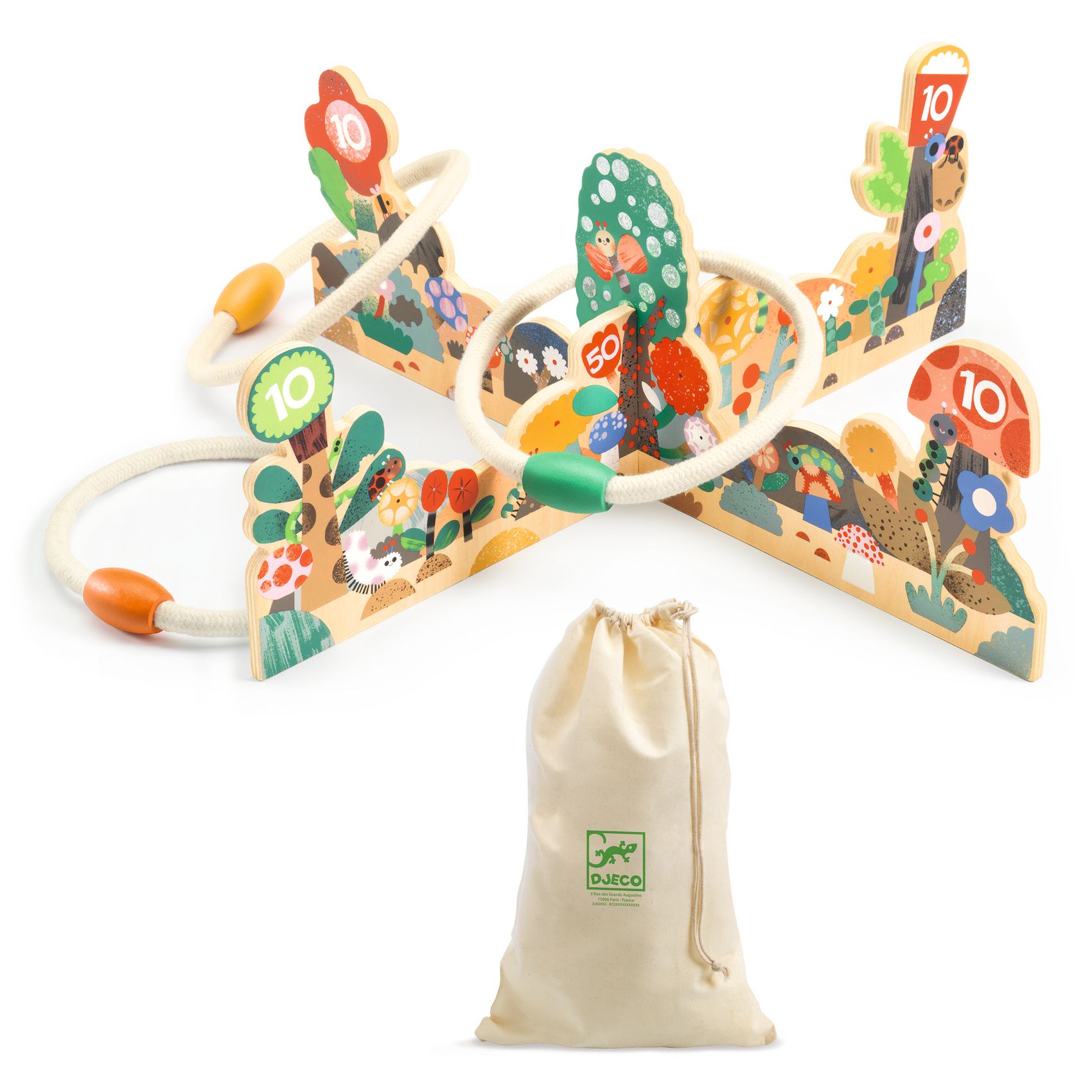 Célba dobó játék - Kiskertben karika dobó - Gardino - 1