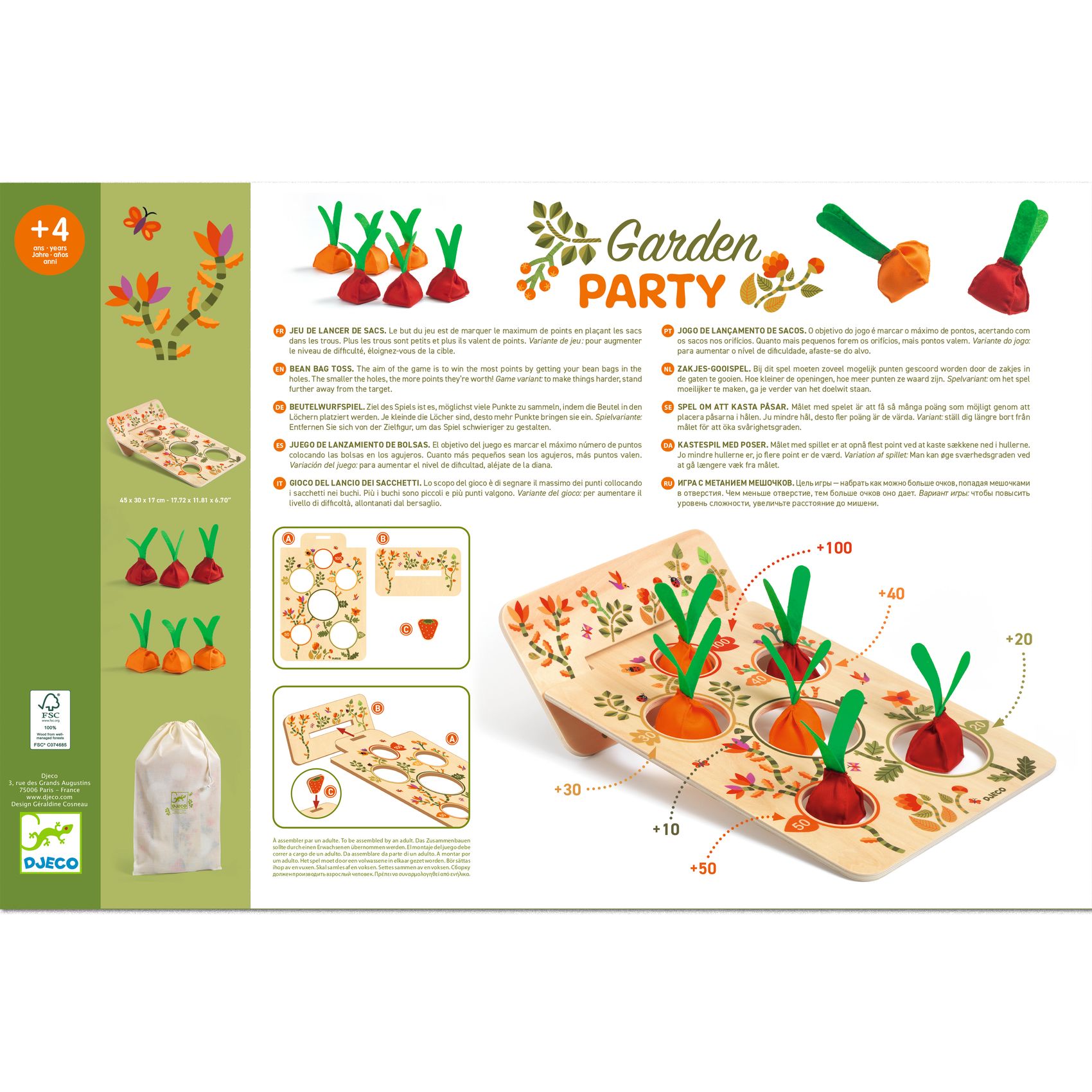 Célba dobó játék - Zsákolás - Garden party - 7