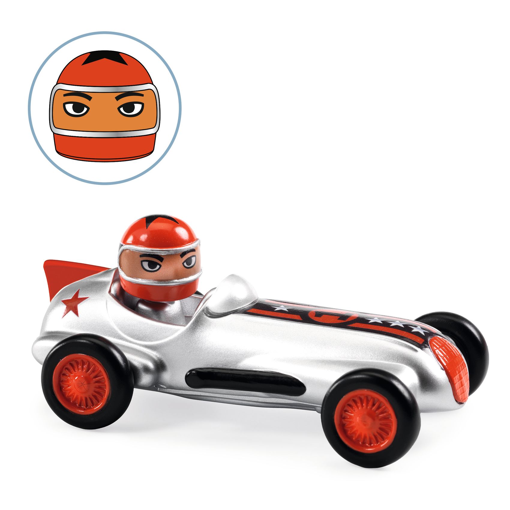 CRAZY MOTORS játékautó - Ezüst nyíl - Silver Super Speed - 2