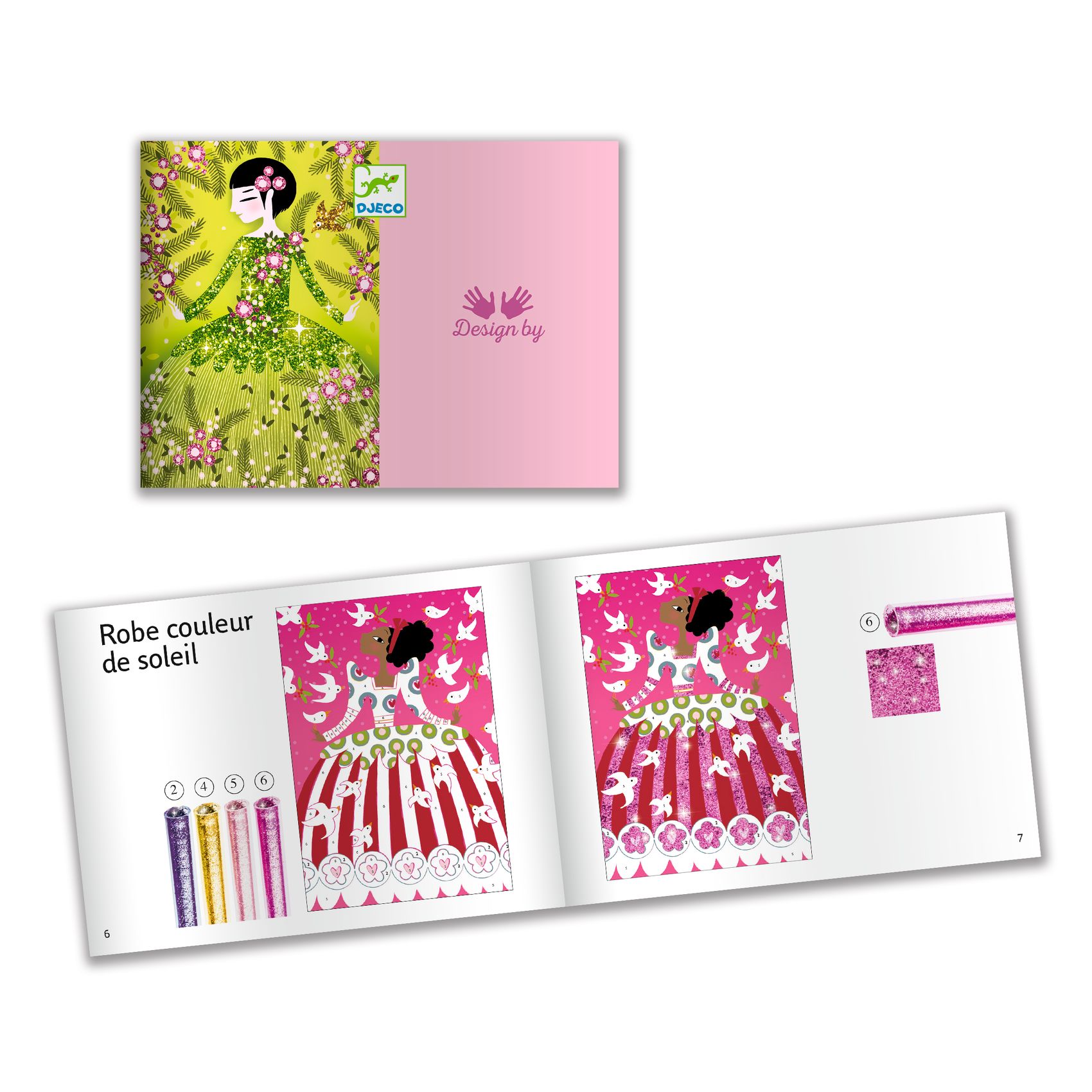 Csillámkép készítés - Csillogó ruhák - Glitter dresses - 4