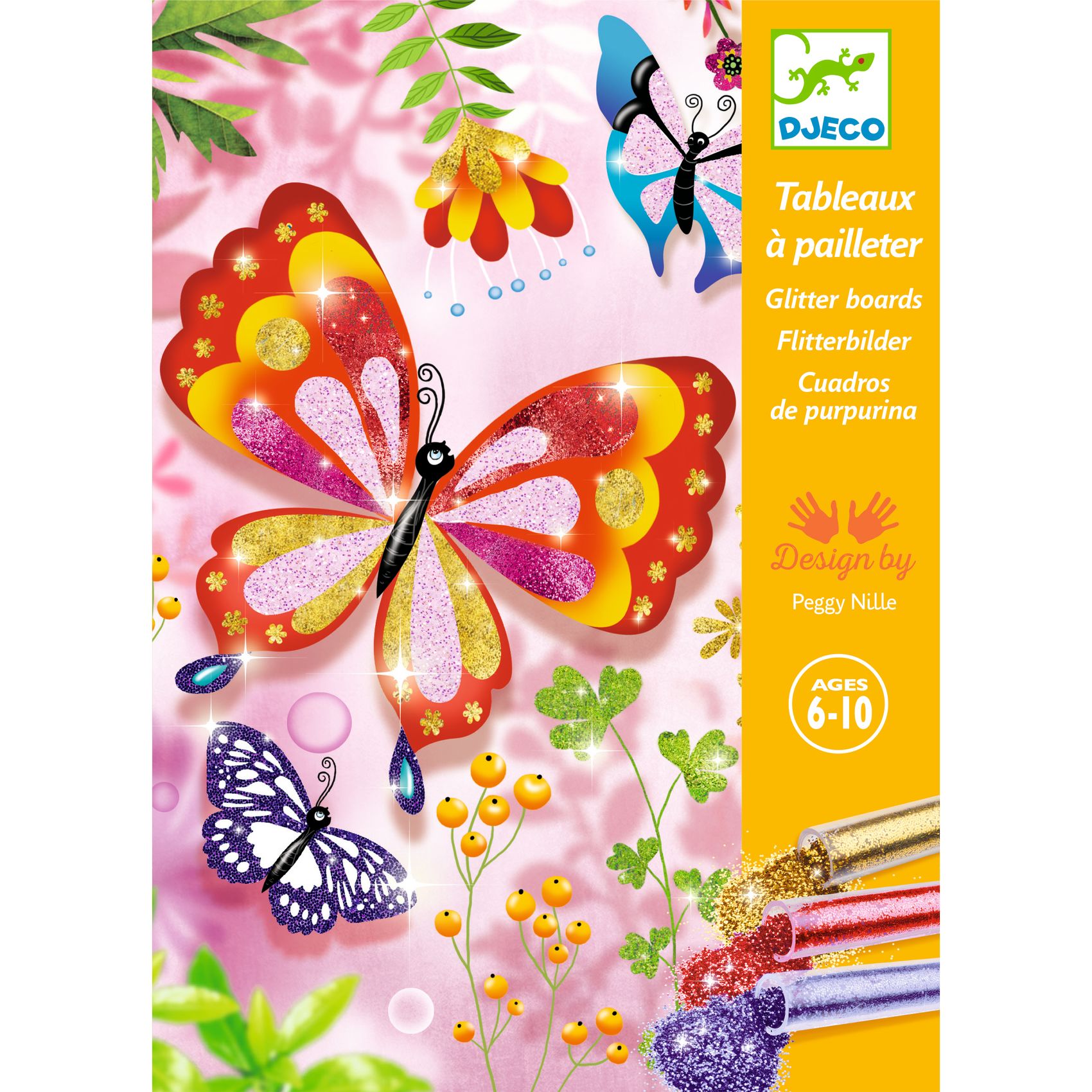 Csillámkép készítés - Pillangók - Butterflies - 5