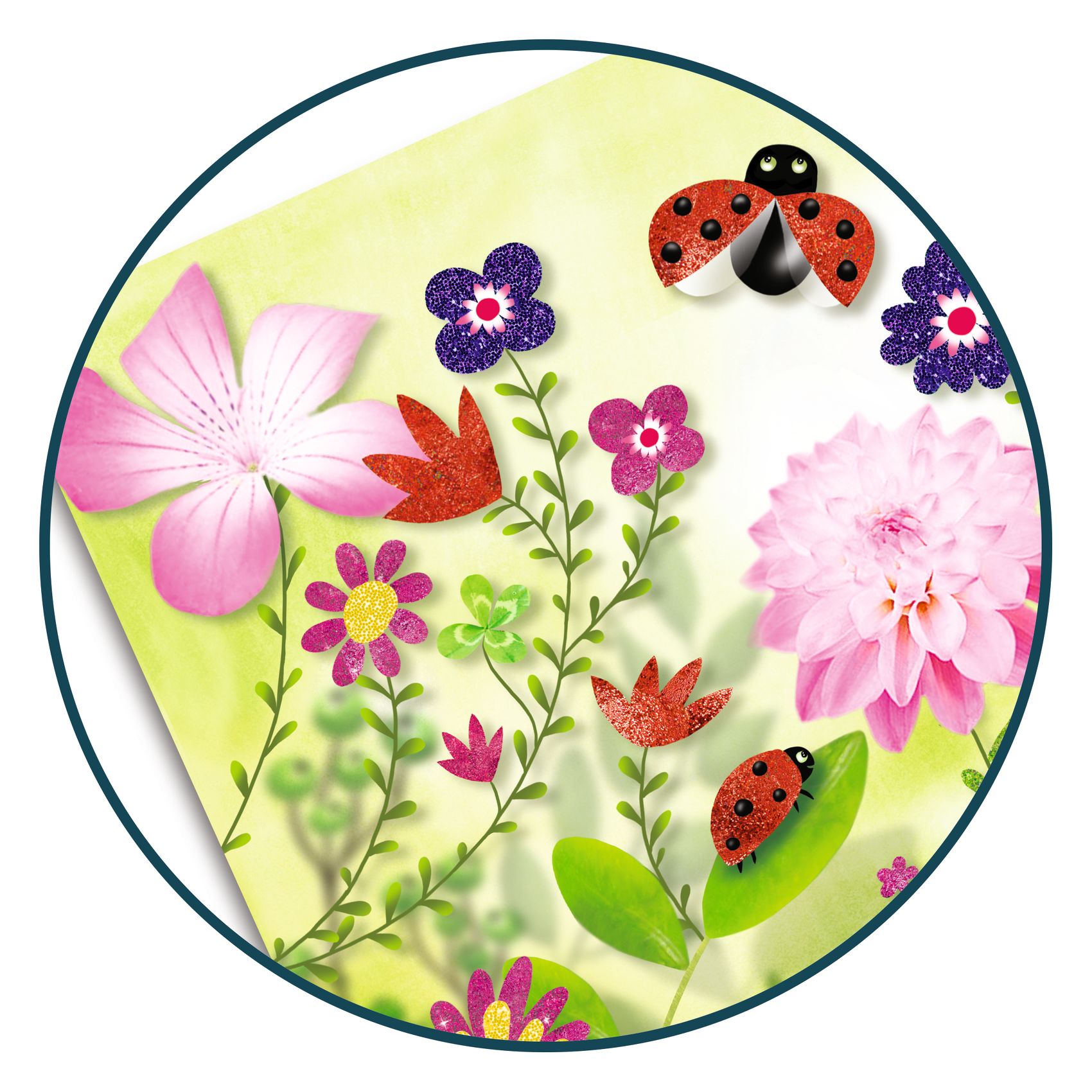 Csillámkép készítés - Pillangók - Butterflies - 2