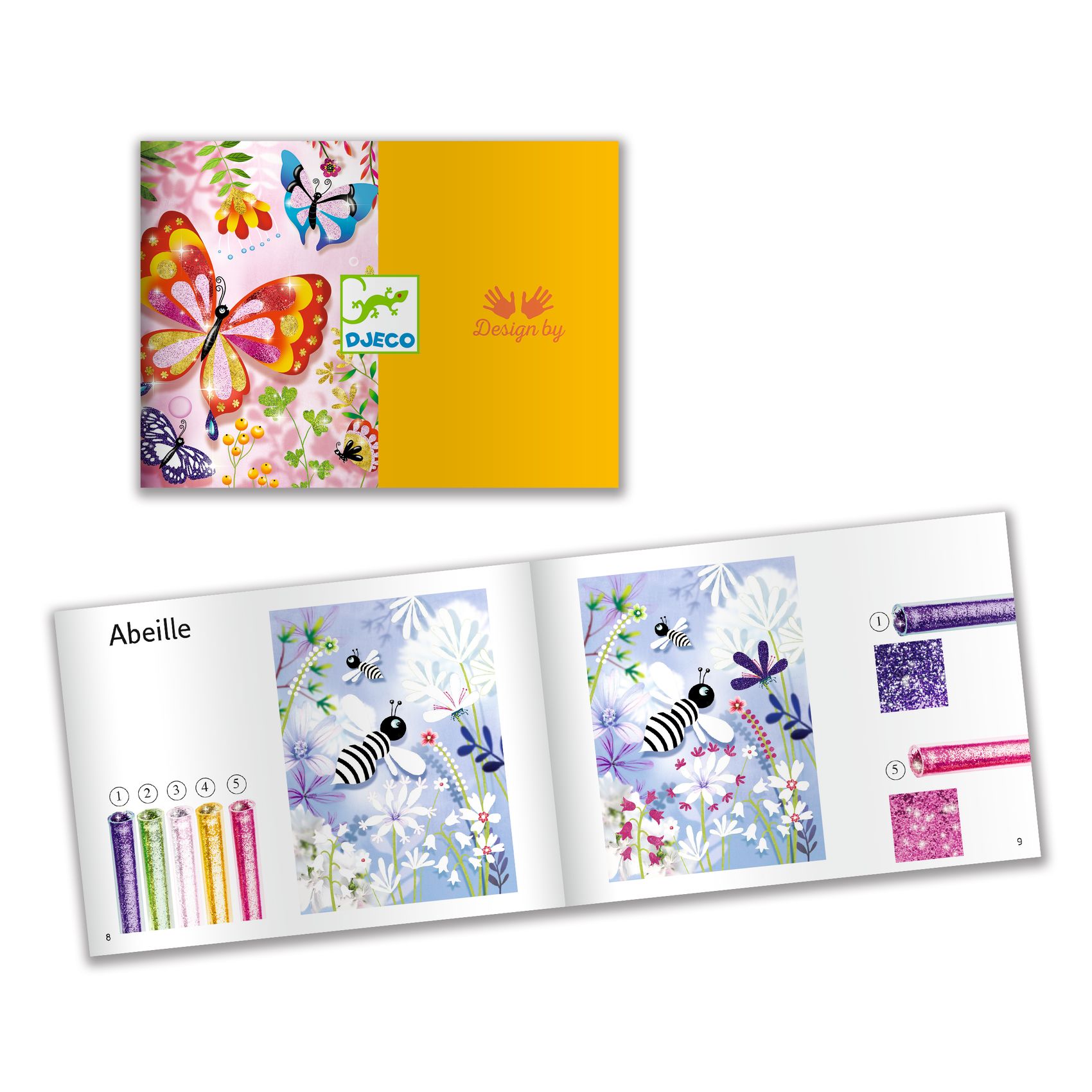 Csillámkép készítés - Pillangók - Butterflies - 4