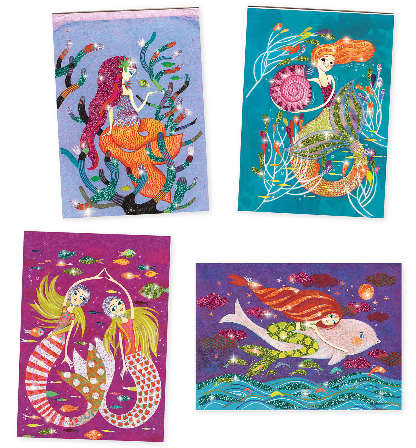 Csillámkép készítés - Sellők - Mermaids - 1