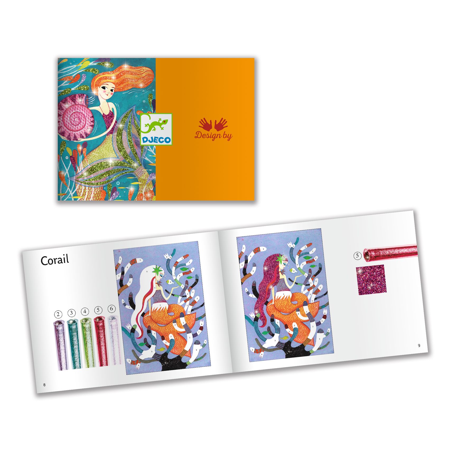 Csillámkép készítés - Sellők - Mermaids - 3