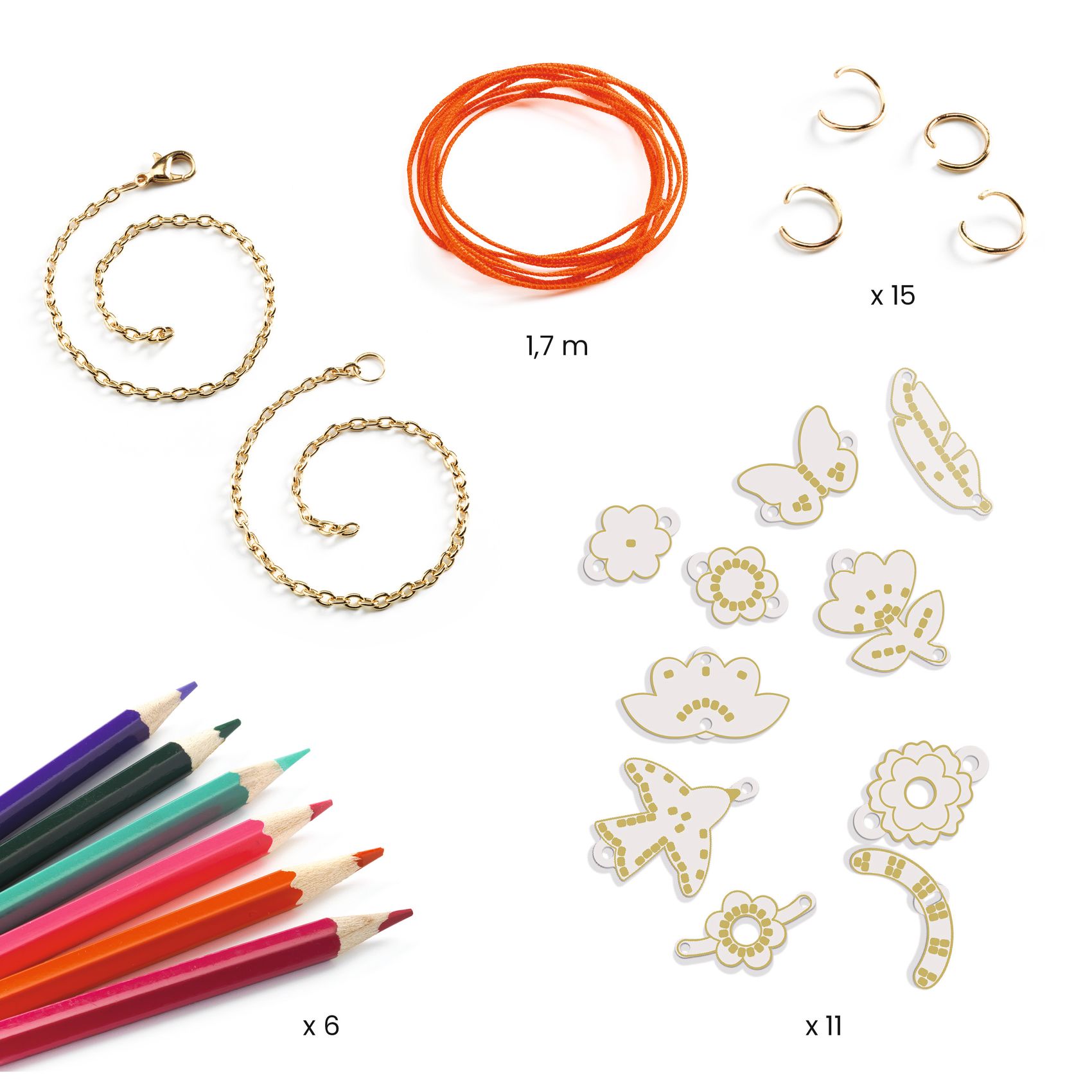 Csináld magad! - Magic plastic ékszerkészítés - Madártoll és lótusz - Feather and lotus - 2