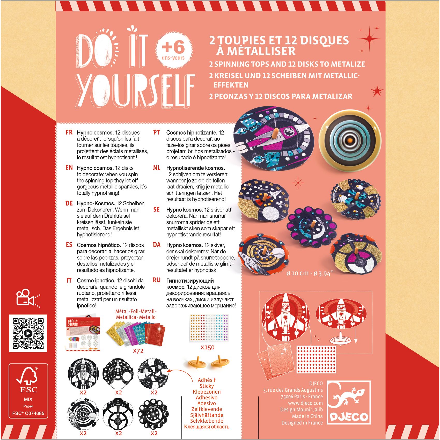 Csináld magad! - Színkeverő pörgettyű világűrben - Hypno cosmos - 7