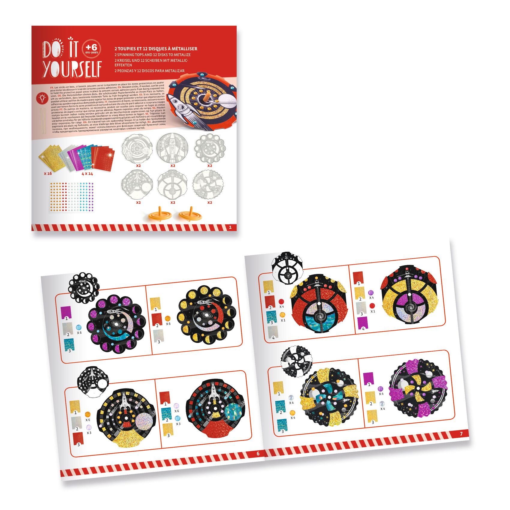 Csináld magad! - Színkeverő pörgettyű világűrben - Hypno cosmos - 5