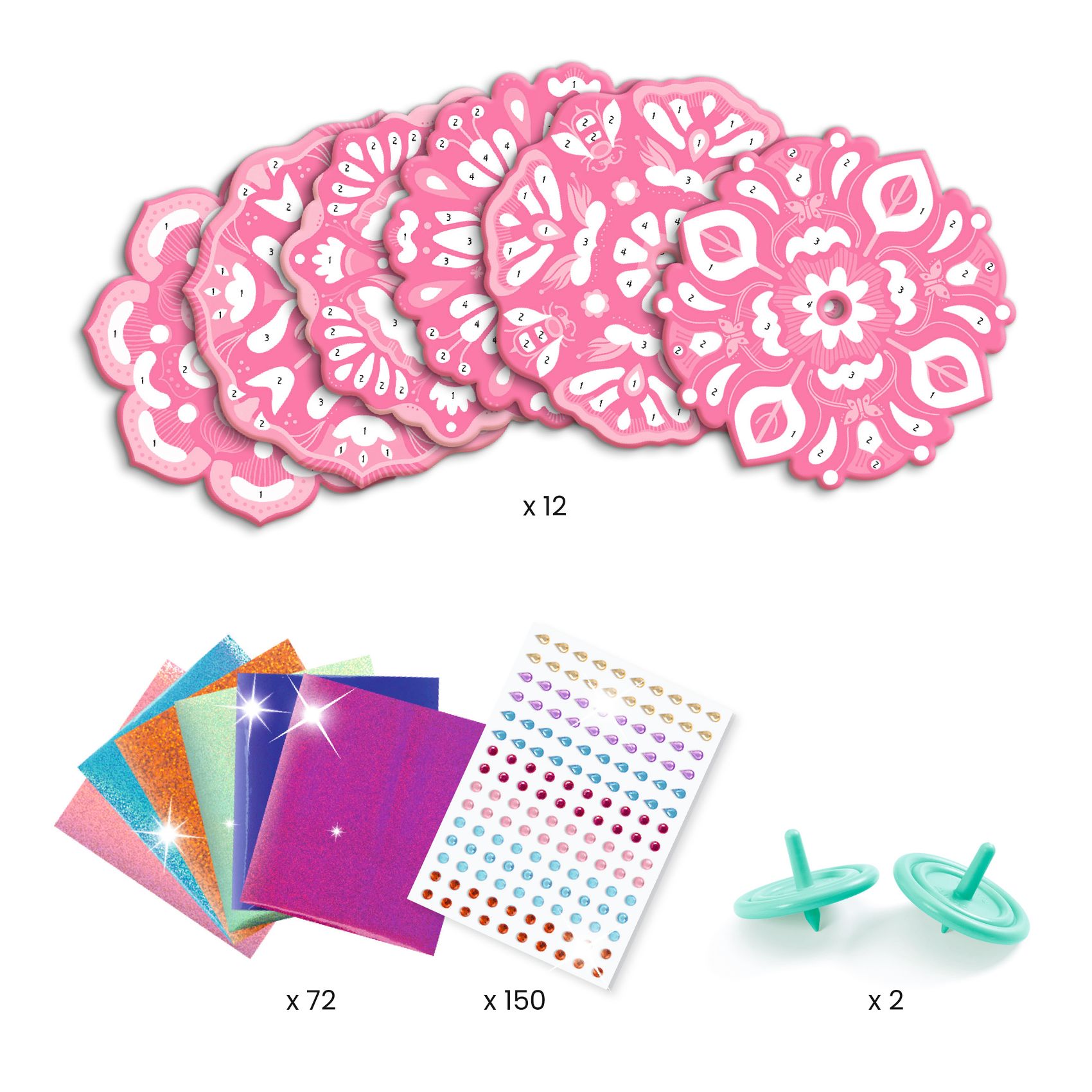 Csináld magad! - Színkeverő pörgettyű virágokkal - Flower Power - 2