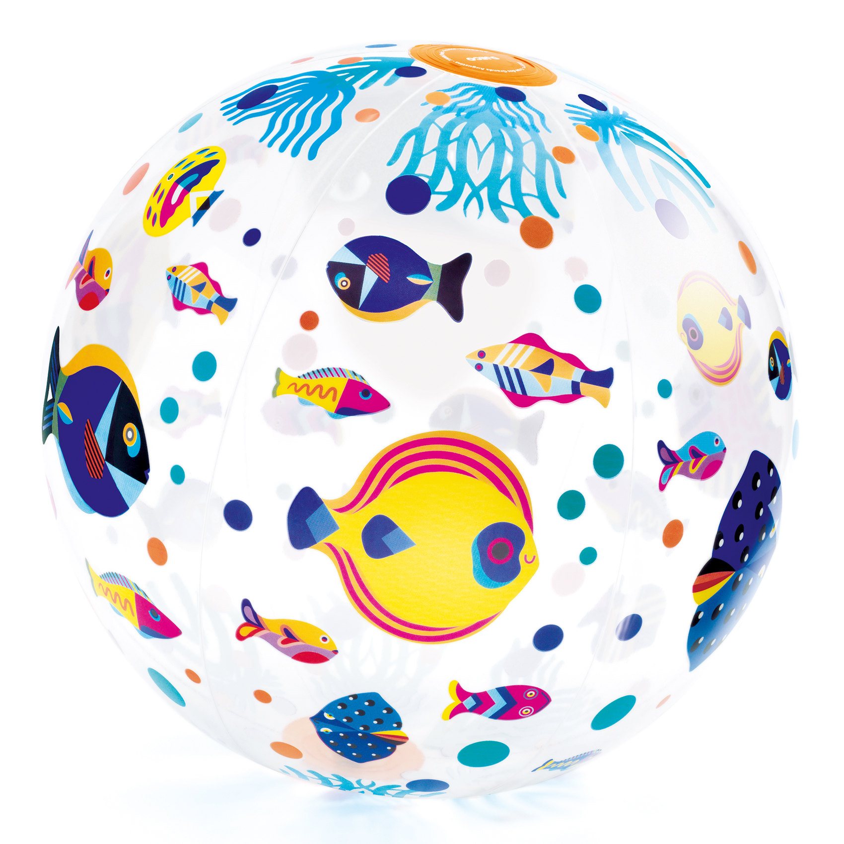 Felfújható labda, ∅ 35 cm - Halacskák - Fishes ball - 0