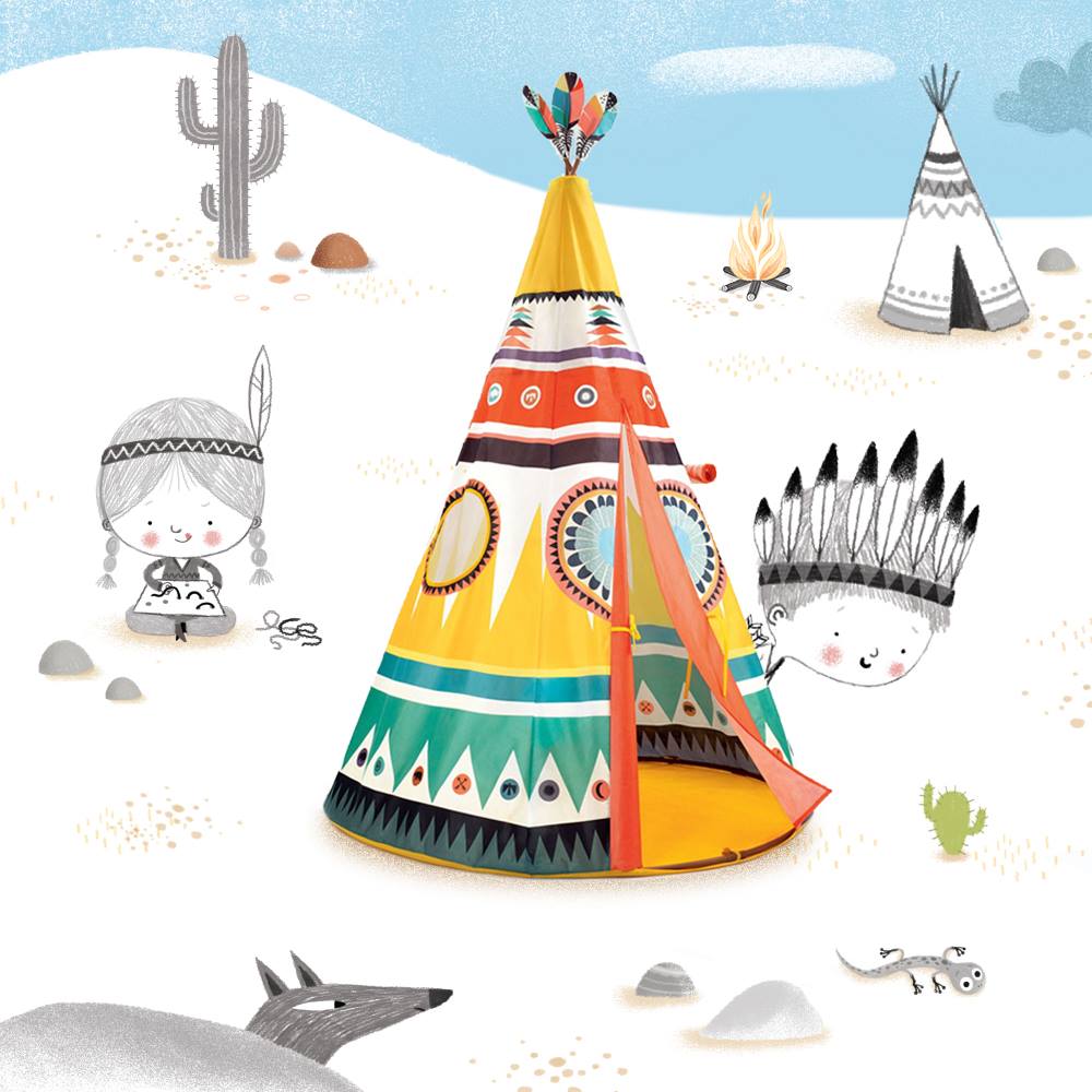 Djeco sátrak - Indiánsátor - Teepee - 4
