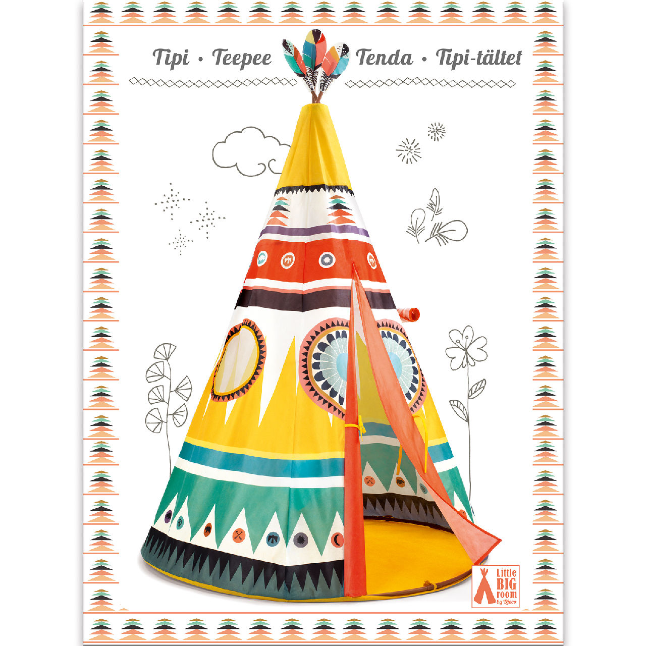 Djeco sátrak - Indiánsátor - Teepee - 1