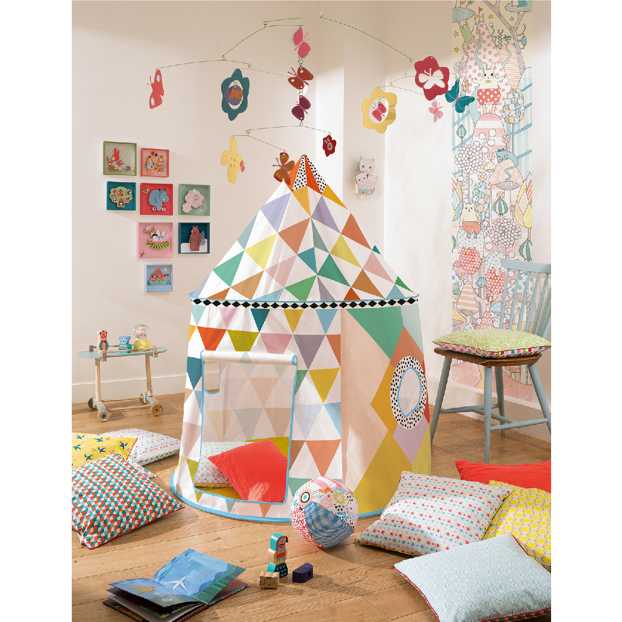 Djeco sátrak - Színes játszósátor - Multicolored tent  - 2