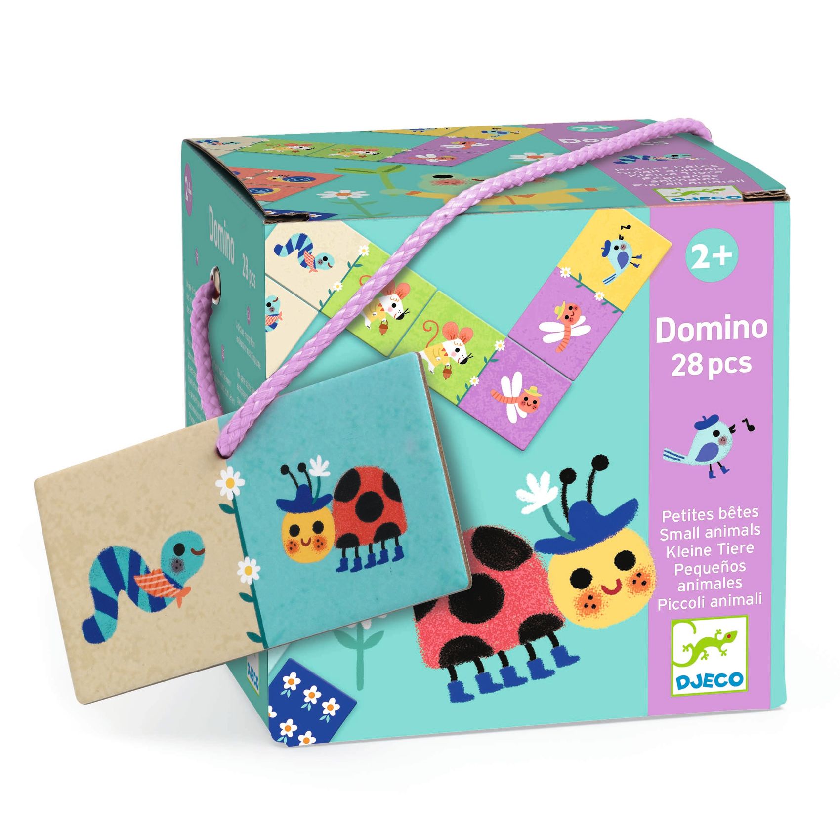 Dominó játék - Kicsi állatok - Domino Small animals - 0