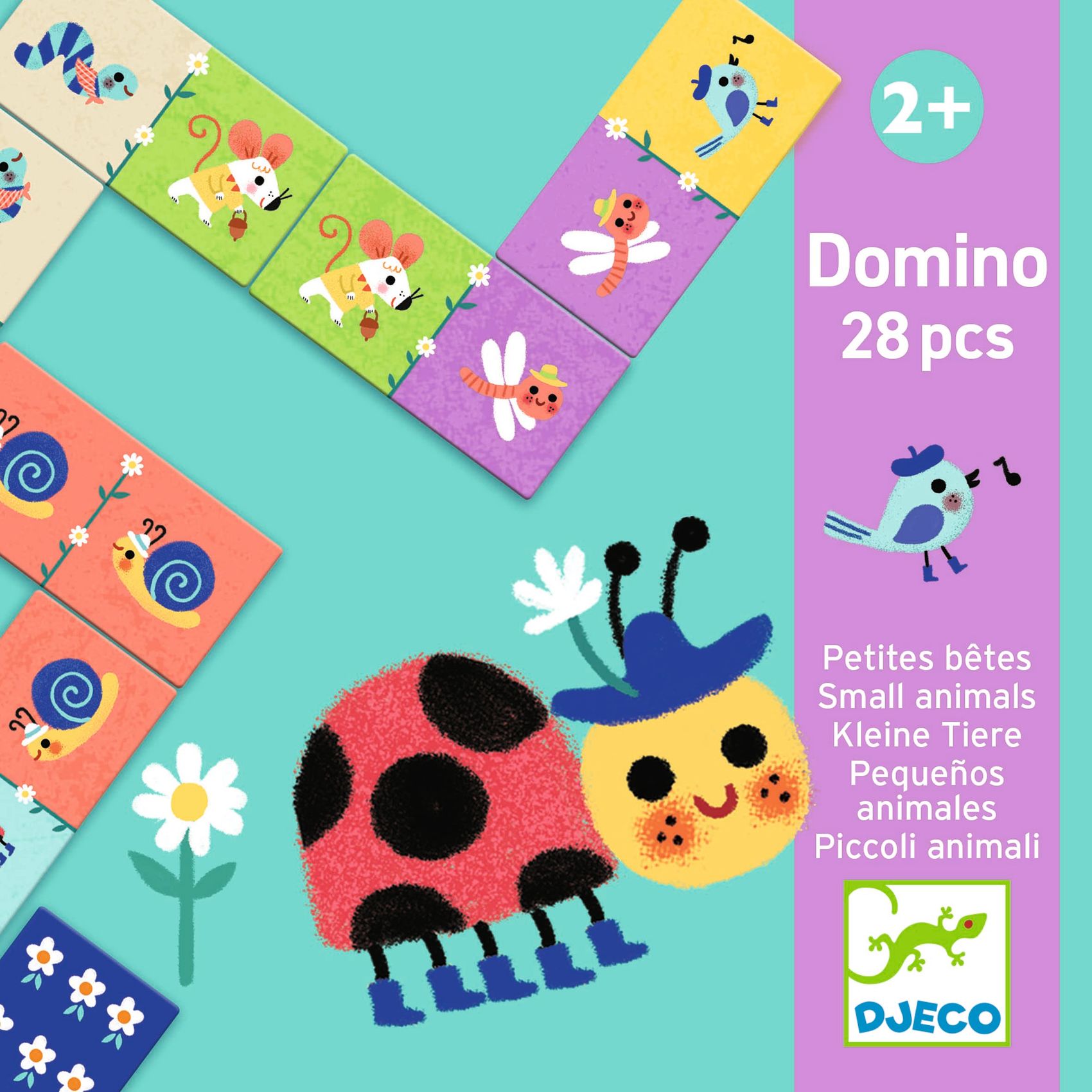 Dominó játék - Kicsi állatok - Domino Small animals - 2