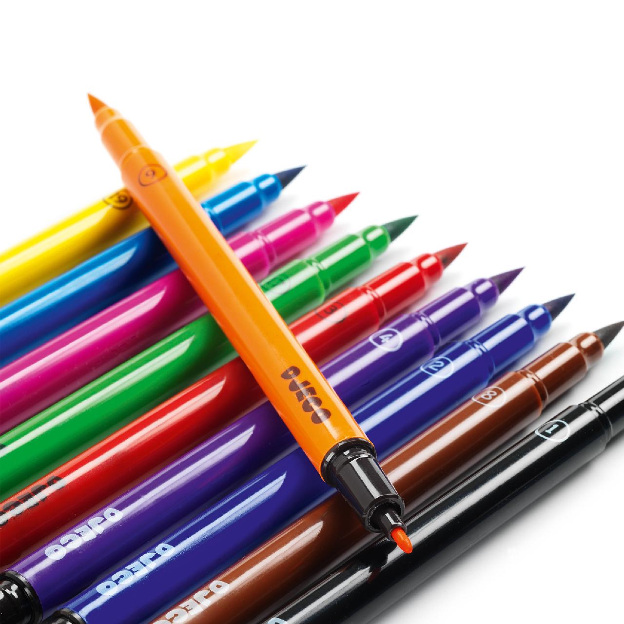 Ecsetfilc készlet - 10 klasszikus szín - Classic colors - 1