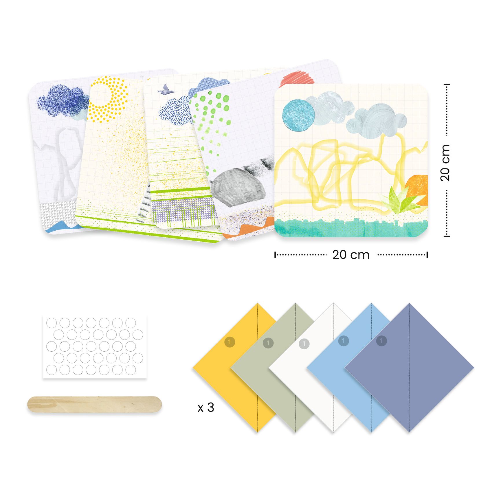 Első papírhajtogatások - 1, 2, 3… hajtás! - 1, 2, 3… fold! - 3