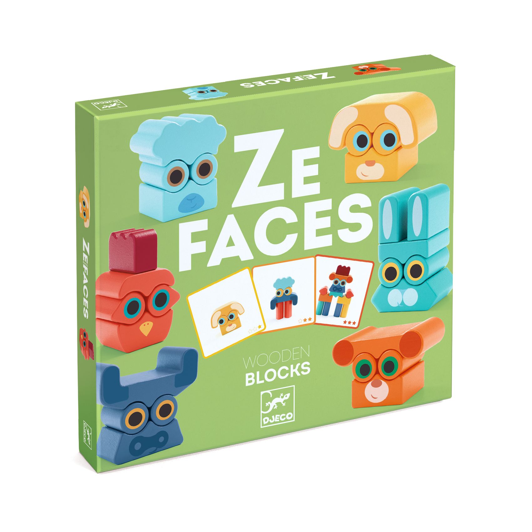 Építőjáték - Arc-balansz - Ze Faces - 0