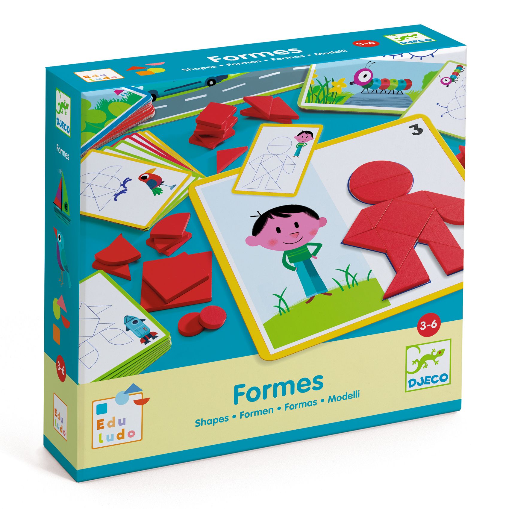 Fejlesztő játék - Alakzatok és formák - Eduludo Shapes - 0