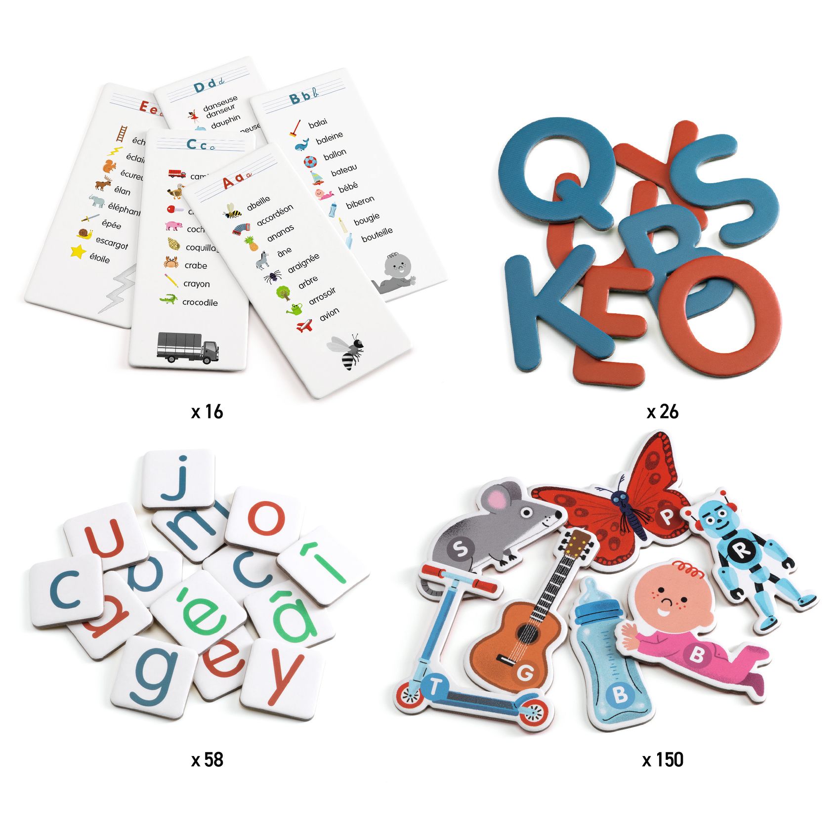 Fejlesztő játék - Csak Francia nyelvre - Grand coffret Lettres - 1