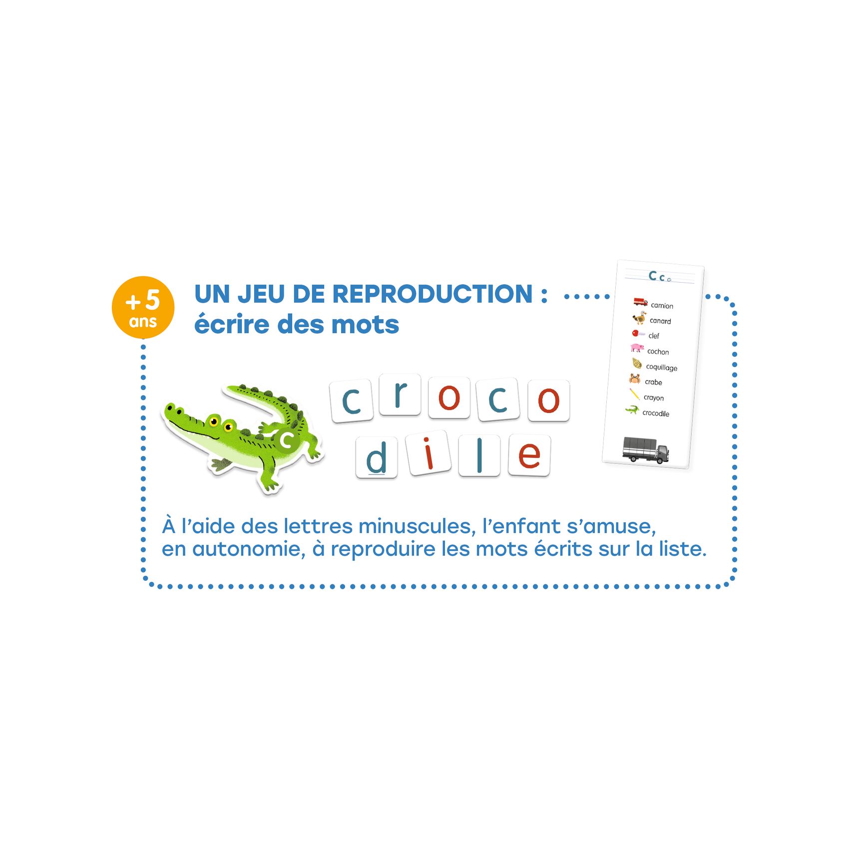 Fejlesztő játék - Csak Francia nyelvre - Grand coffret Lettres - 4