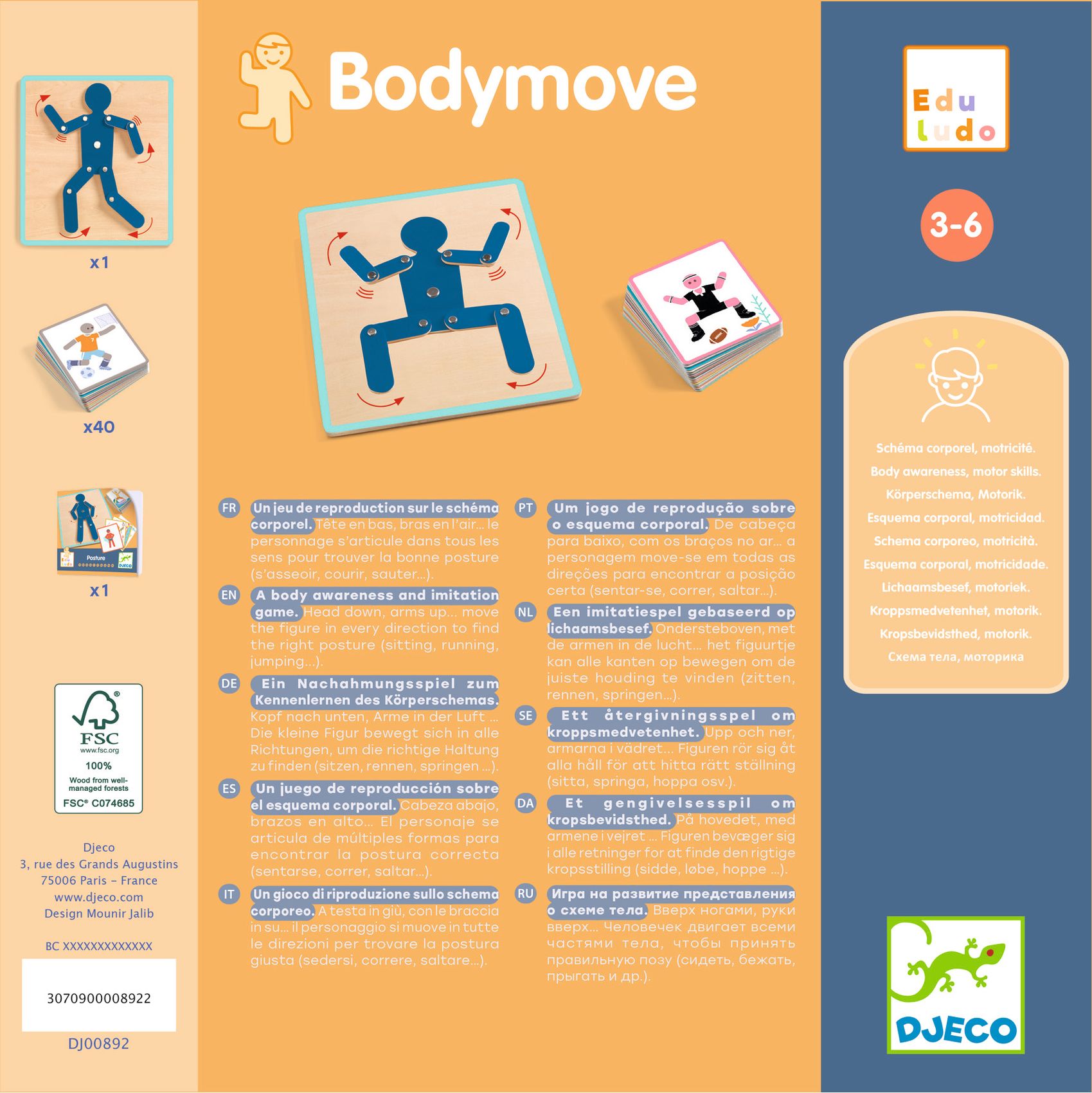 Fejlesztő játék - Mozdulatok - Bodymove - 4