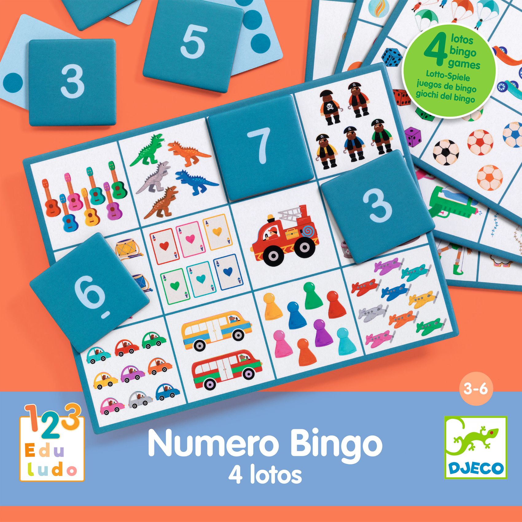 Fejlesztő játék - Számos bingó - Numero Bingo - 3