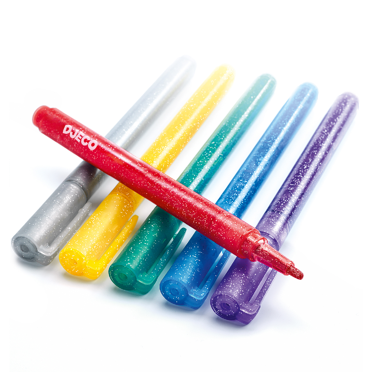 6 csillámtoll - 6 glitter markers - 2