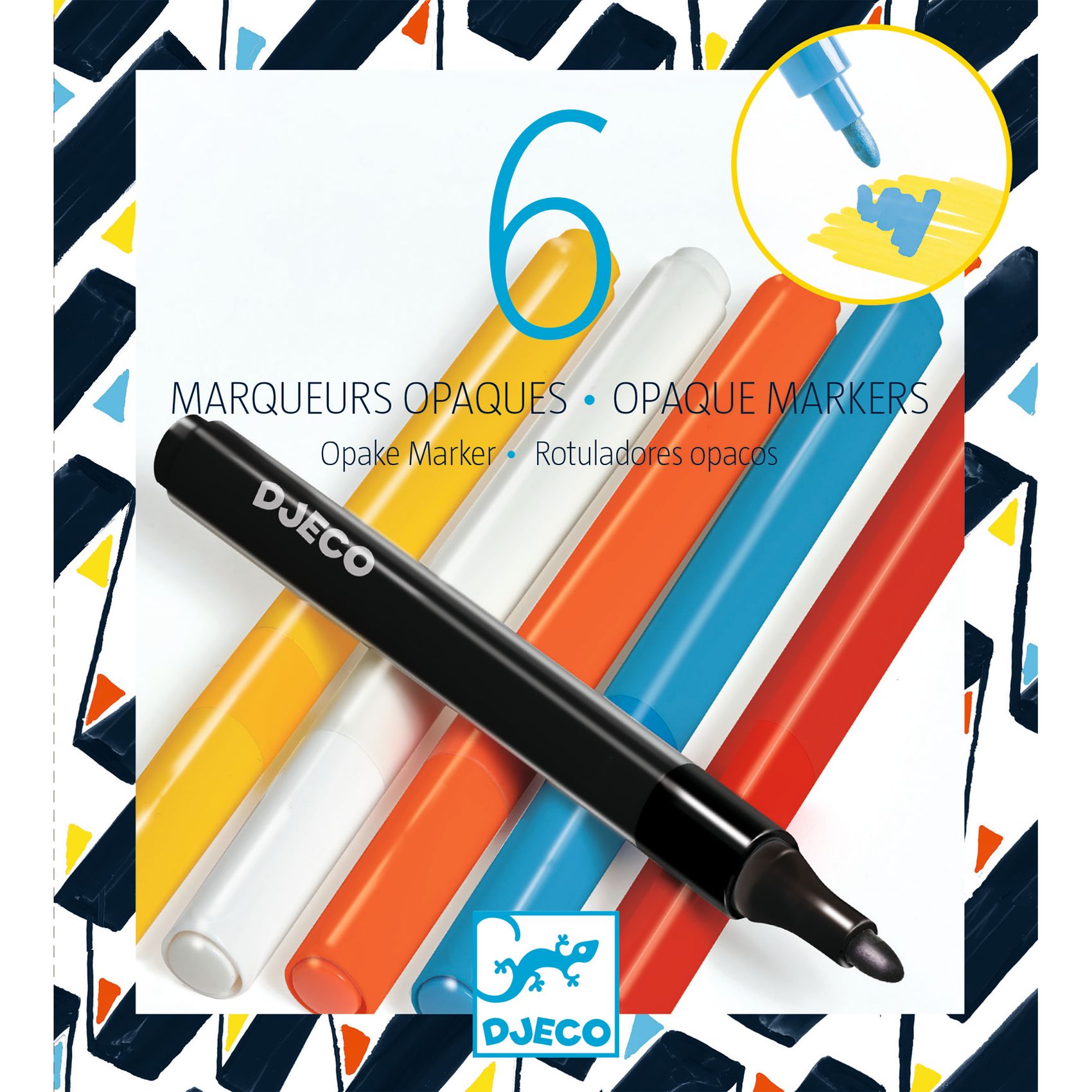 Filctoll készlet - 6 fedő szín, 