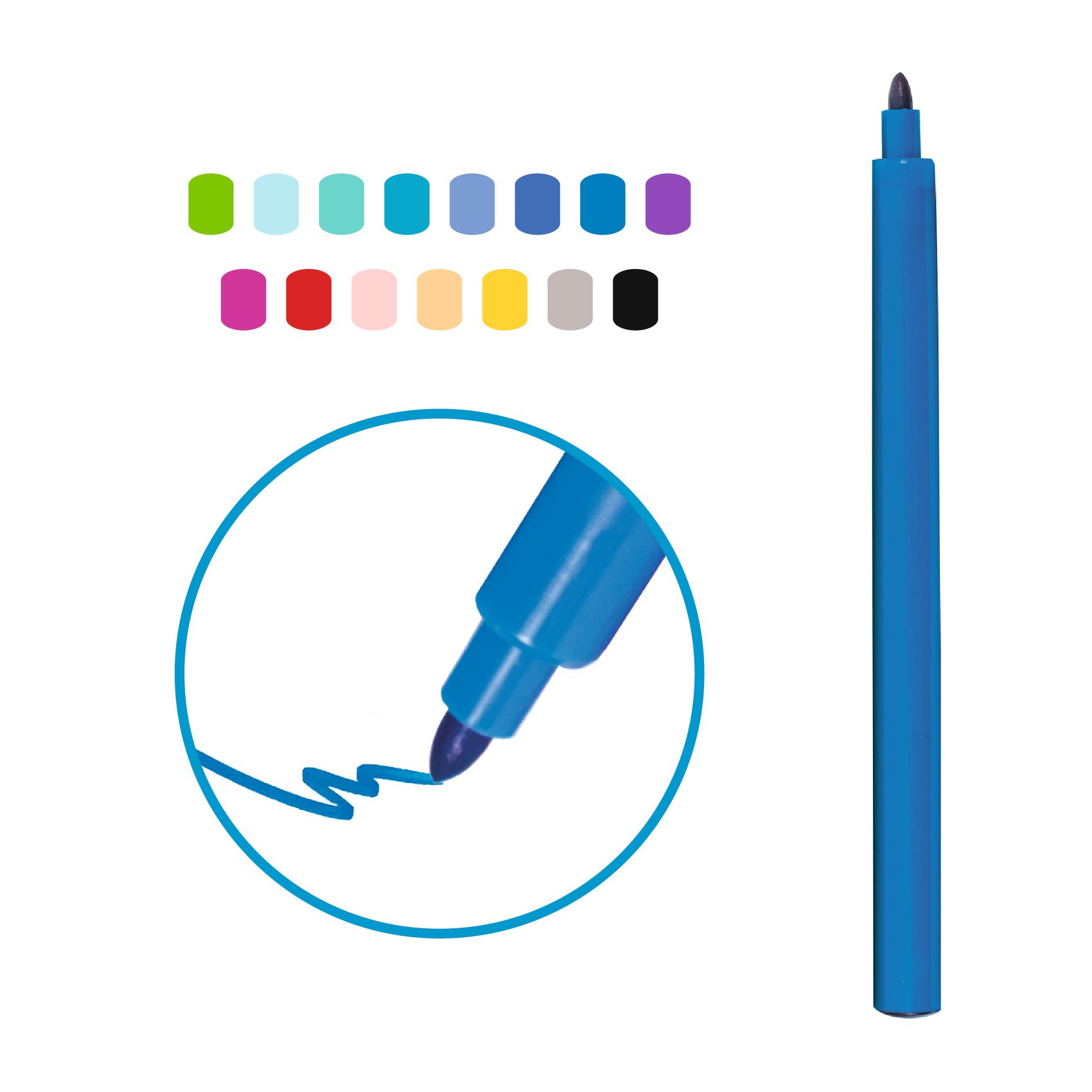 Filctoll készlet - Harmónia, 15 színű - Pacific - 1