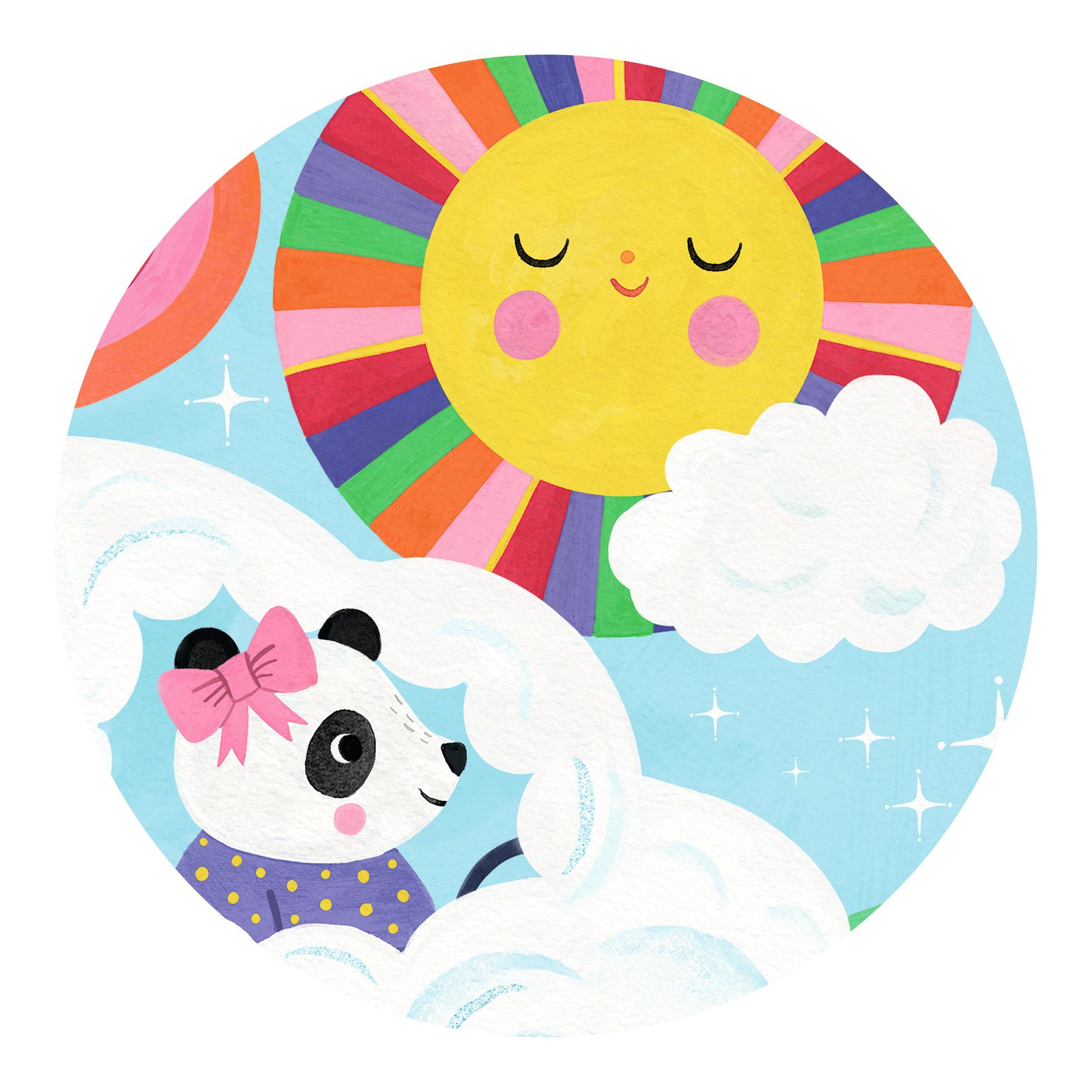 Formadobozos puzzle - Felhőjáró, 16 db-os - Cloud car - 2