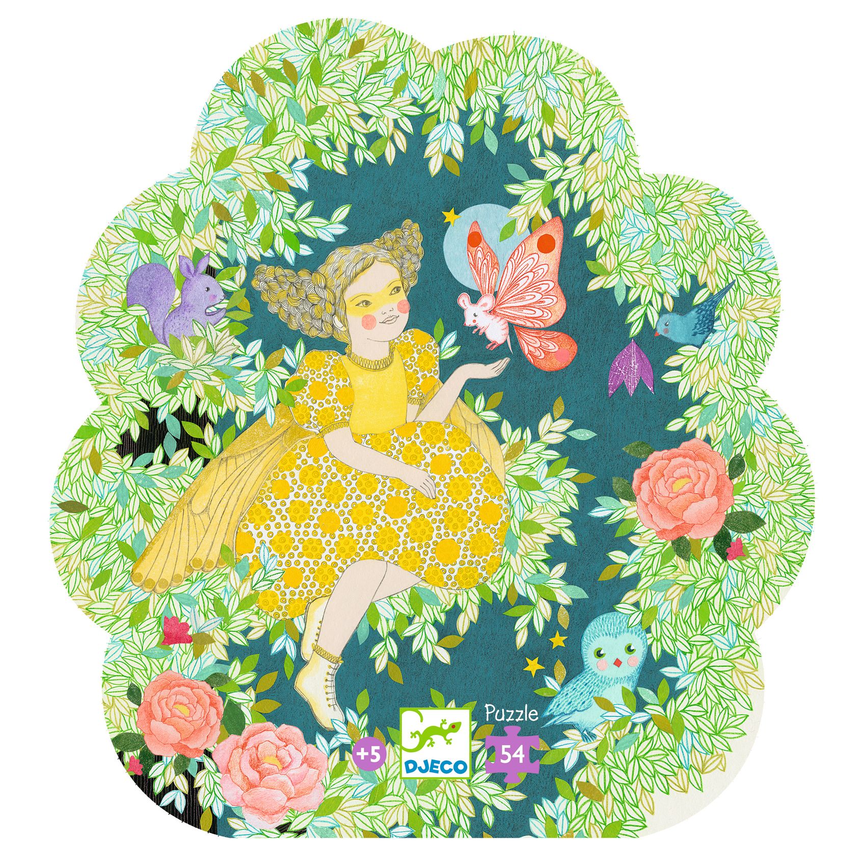 Formadobozos puzzle - Flóra álomfája, 54 db-os - Flora's Tree - 4