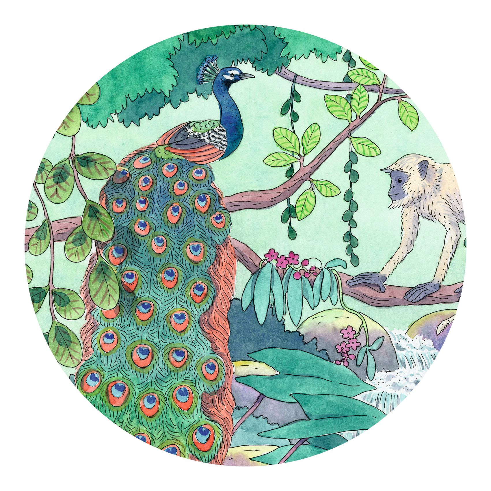 Formadobozos puzzle - Indiai dzsungel, 54 db-os - Indian jungle - 1