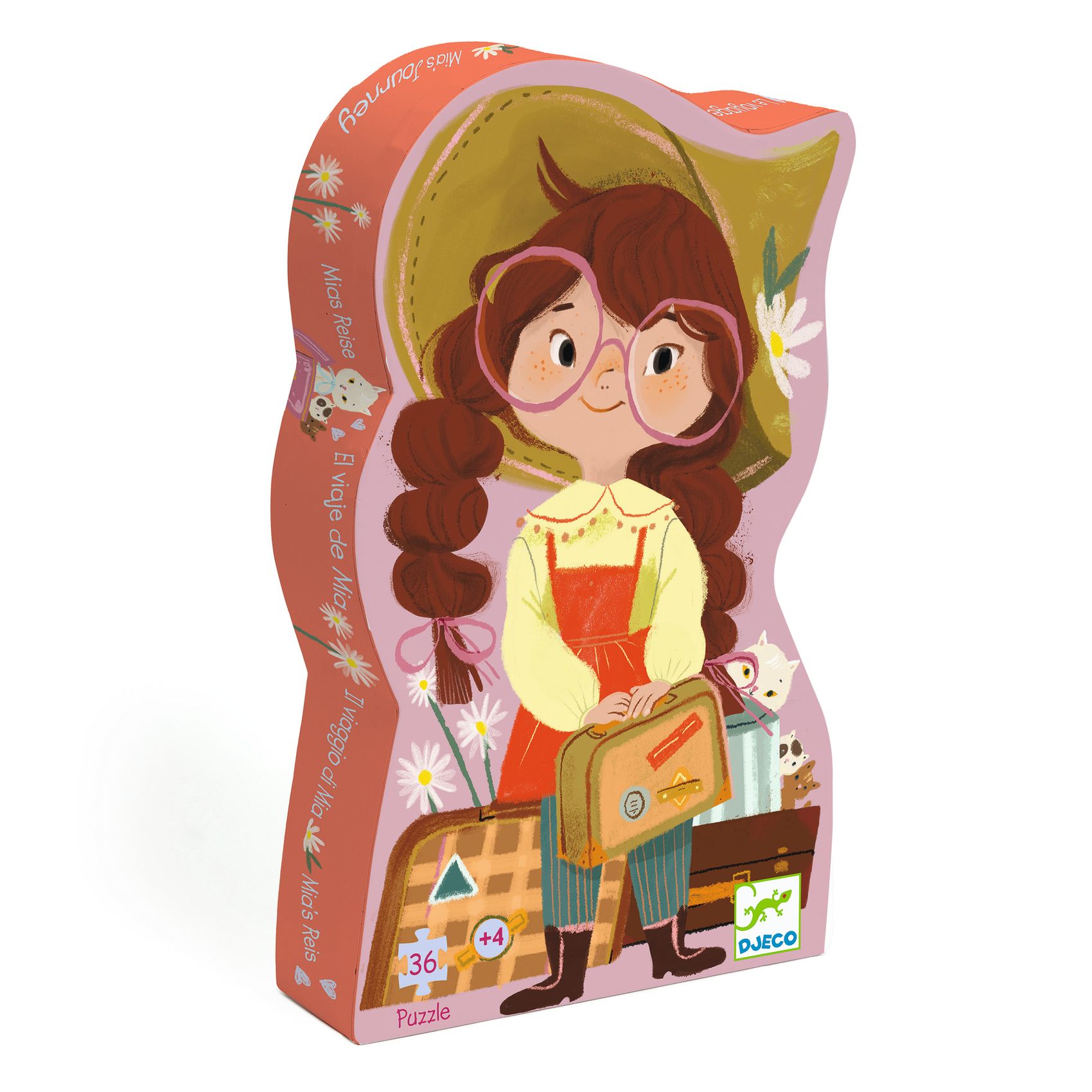 Formadobozos puzzle - Mia utazása, 36 db-os - Mia's Journey - 0