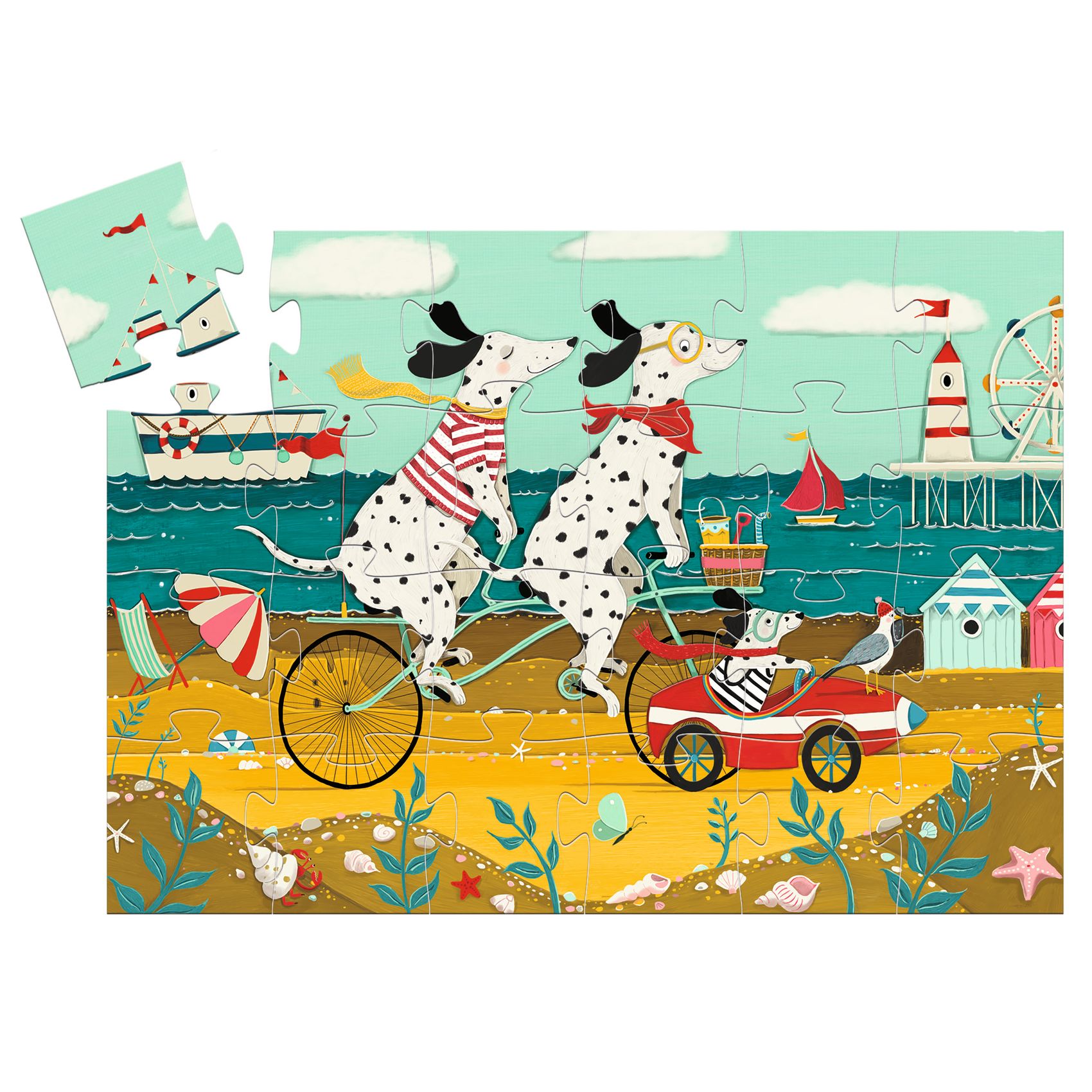 Formadobozos puzzle - Oli a dalmata kutyus, 24 db-os - Ollie, the Dalmatian - 3