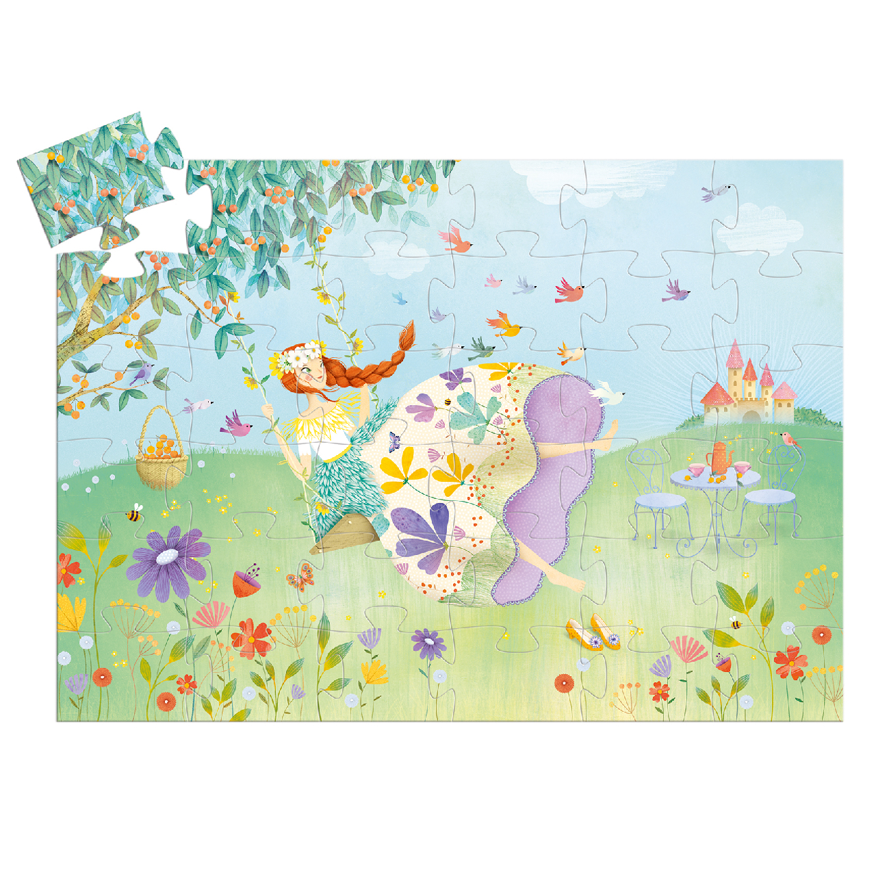 Formadobozos puzzle - Tavasz hercegnő, 36 db-os - The princess of spring - 2