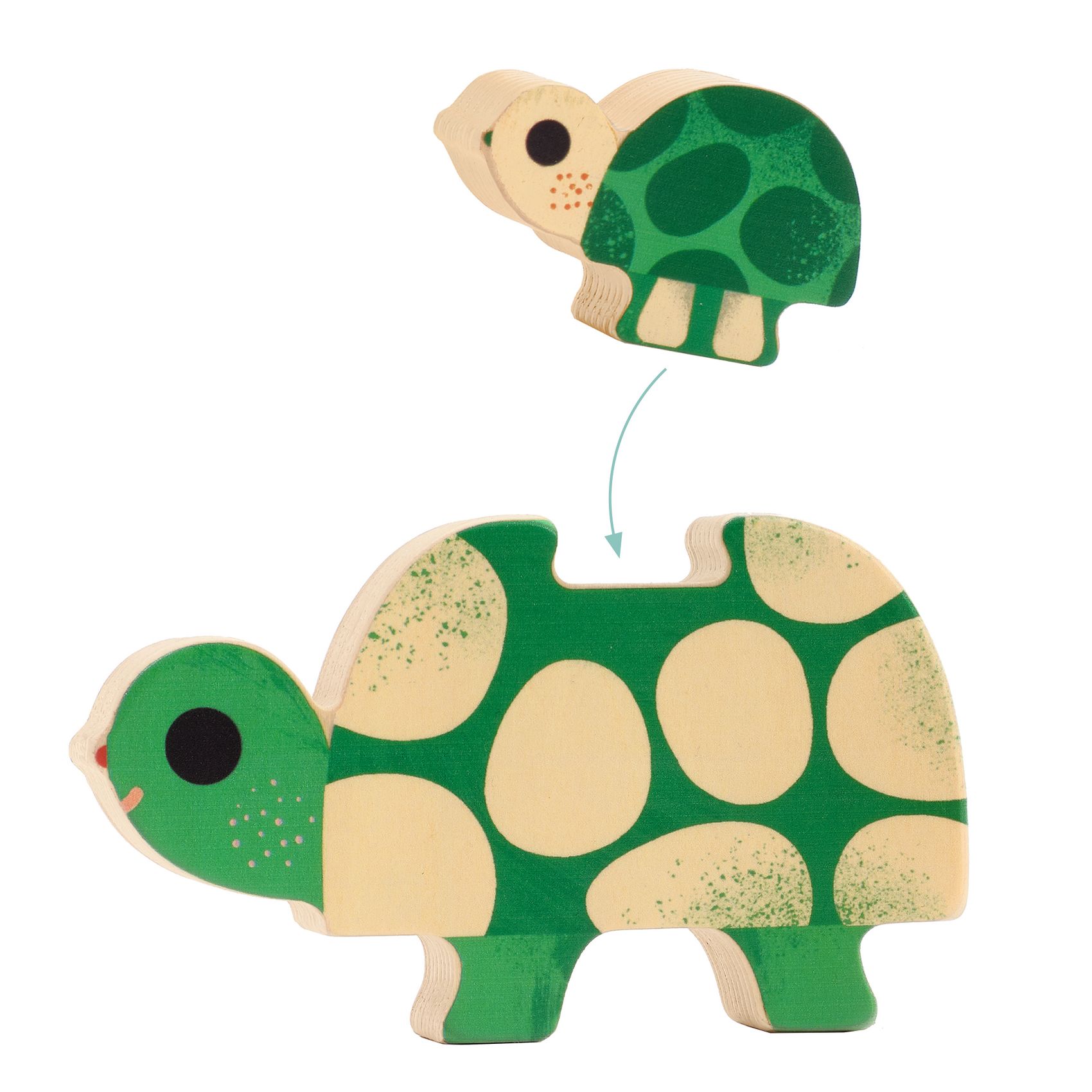 Formaillesztő és toronyépítő - Játékos családok - Puzz & Play Family - 2