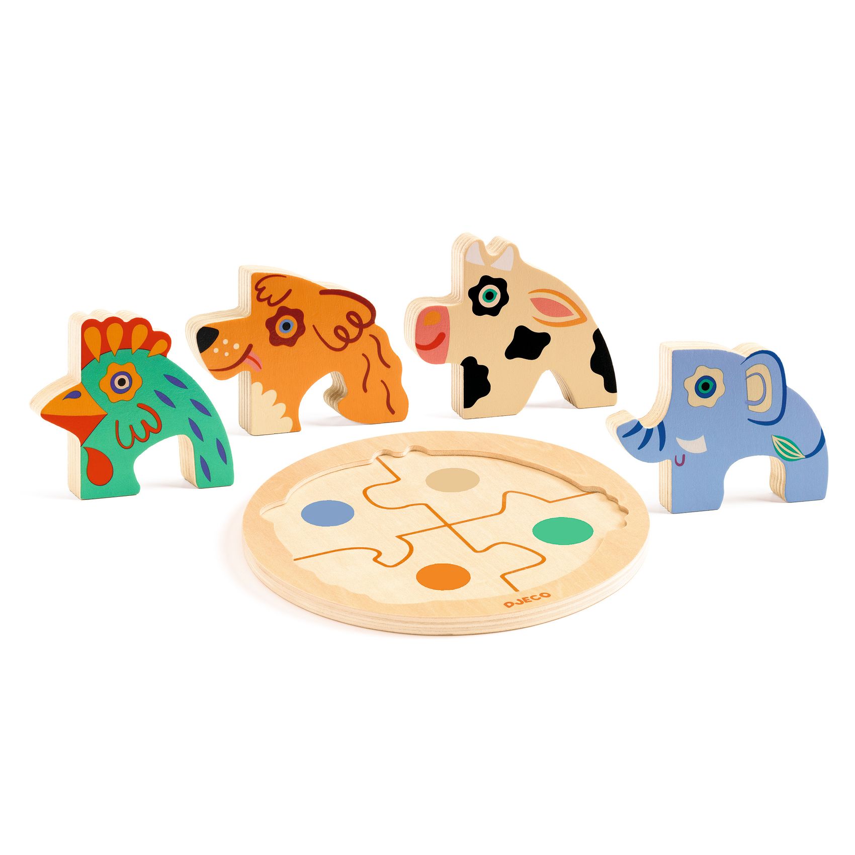 Formaillesztő, formaberakó - Kutyus körtánca - Rondo Dog - 3