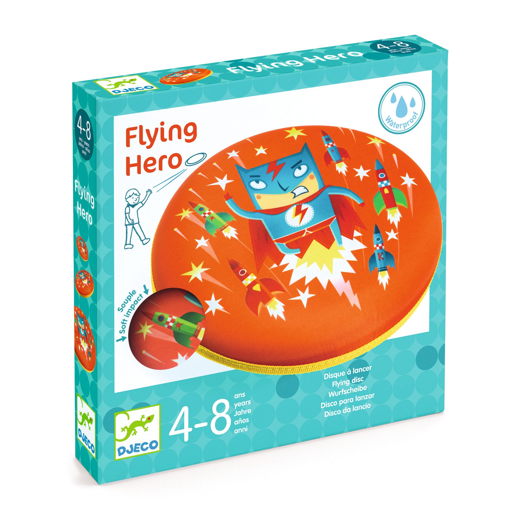 Frizbi - Hősök frizbije - Flying Hero - 0