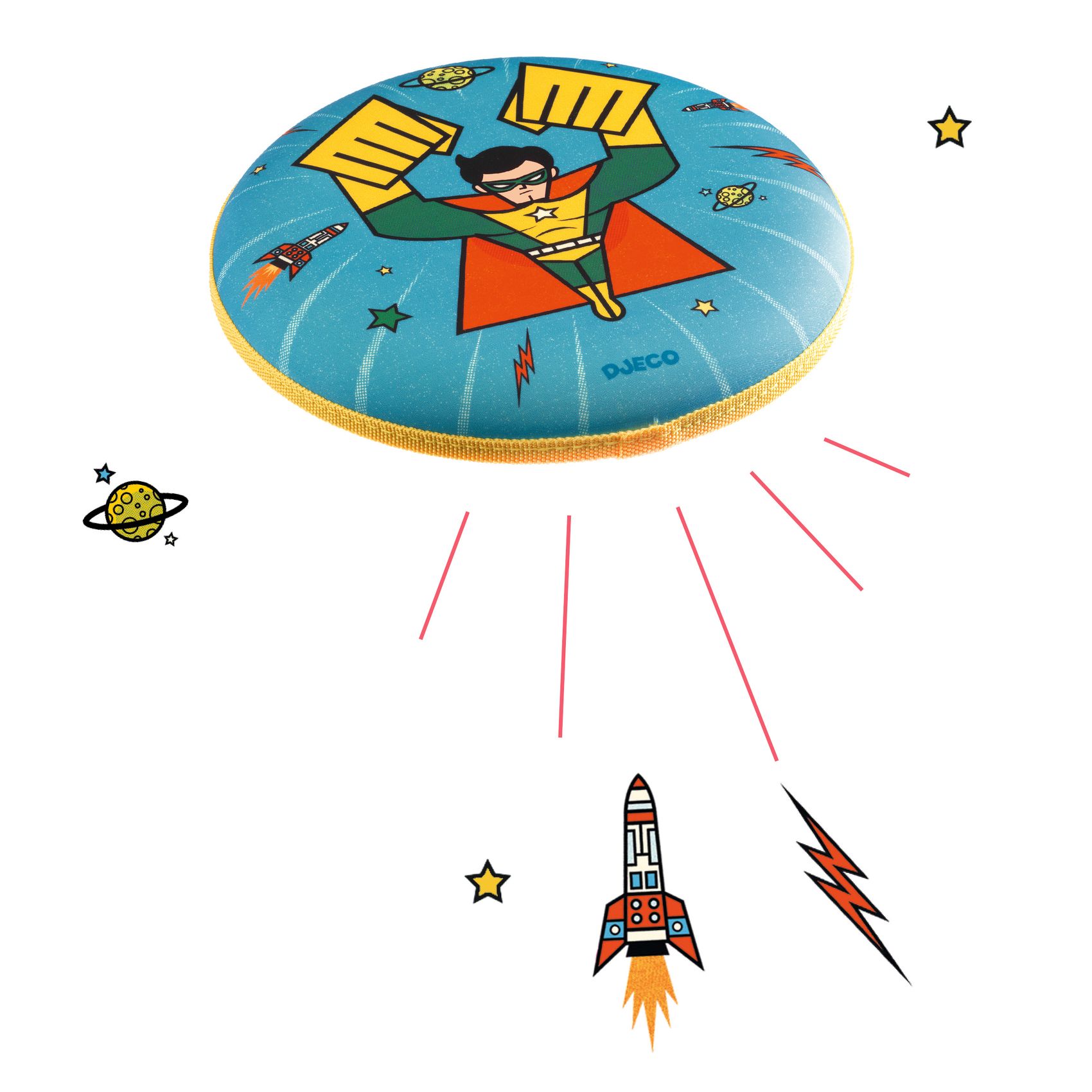 Frizbi - Repülő hős - Disque volant Flying Hero - 1