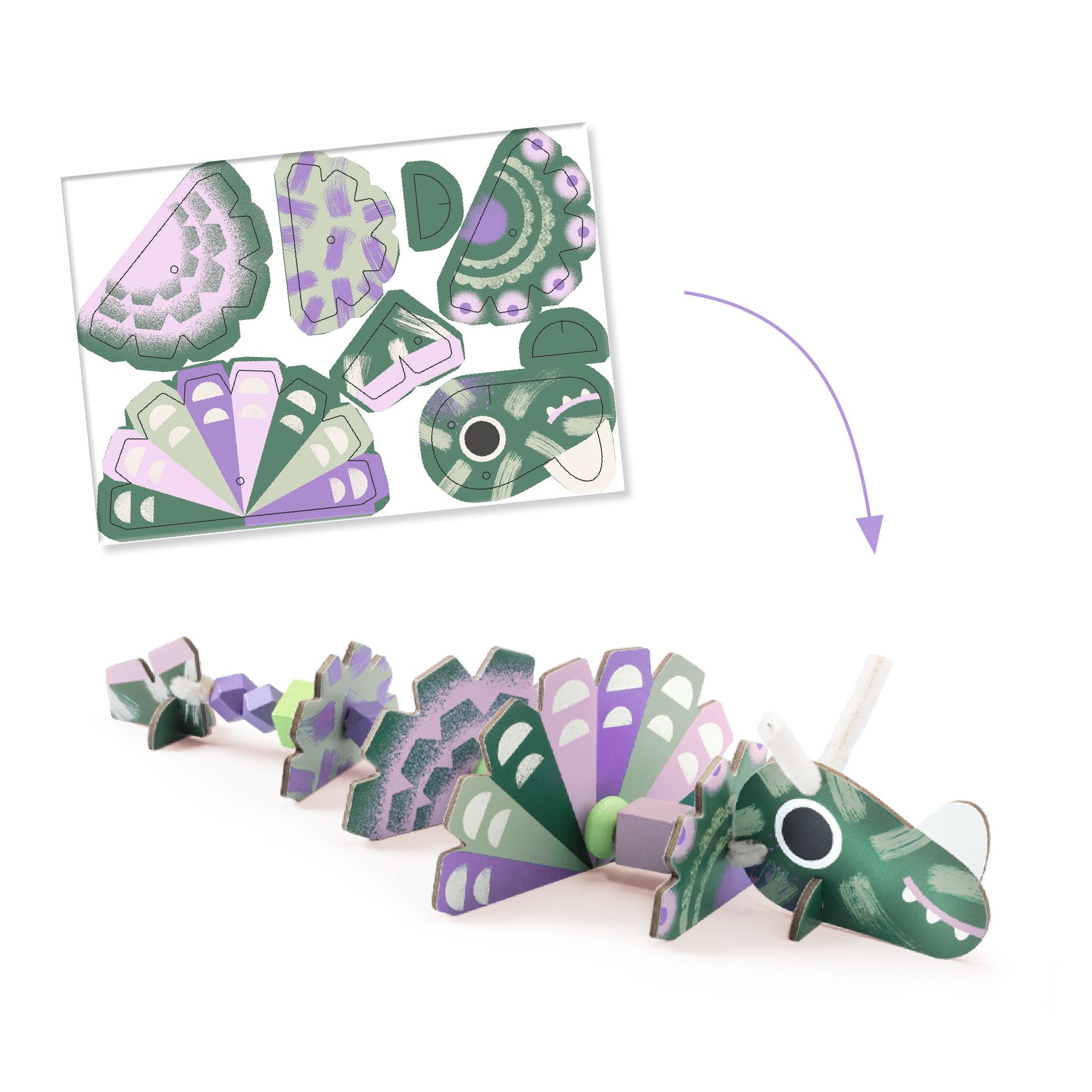 Fűzés - Dínók - Terrible dinos - 4