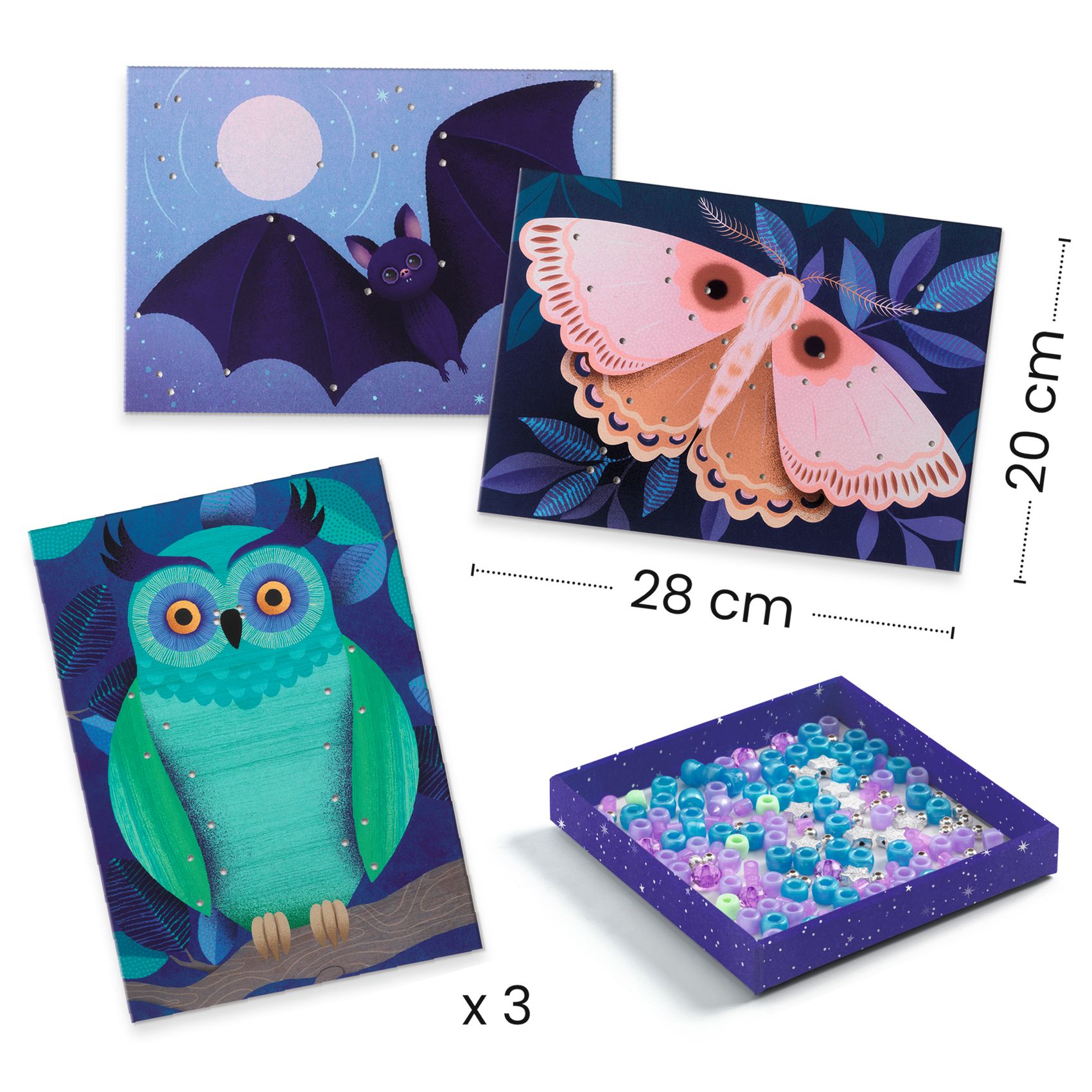 Fűzős képkészítő - Ragyogás az éjszakában - Light up the night - 4