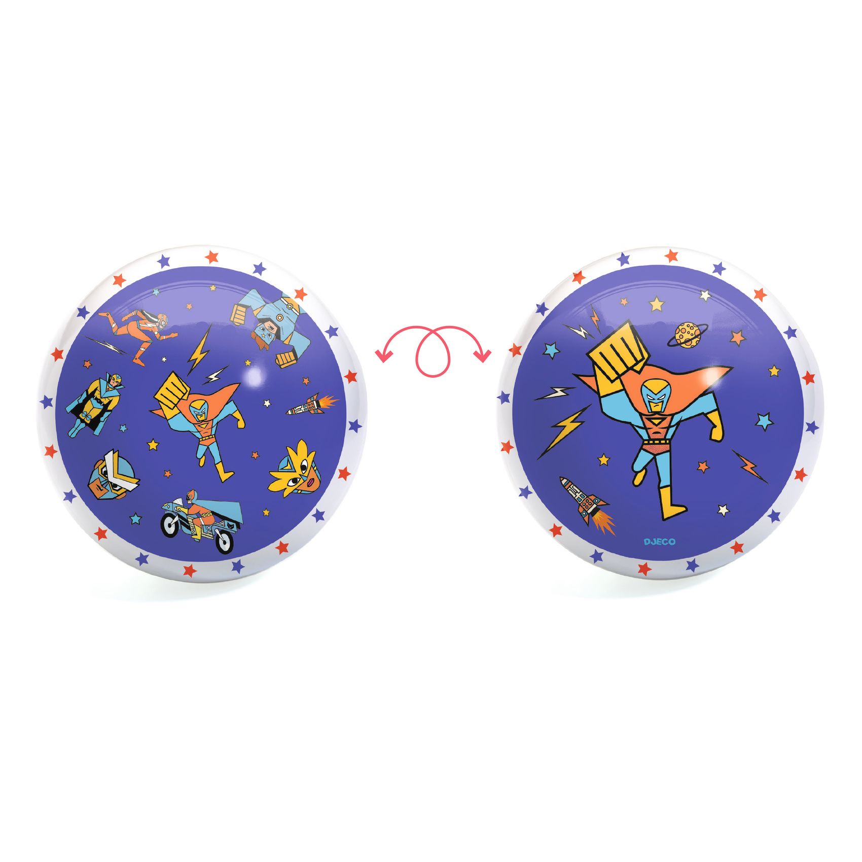 Gumilabda, ∅ 22 cm - Szuperhősök - Superheroes ball - 1