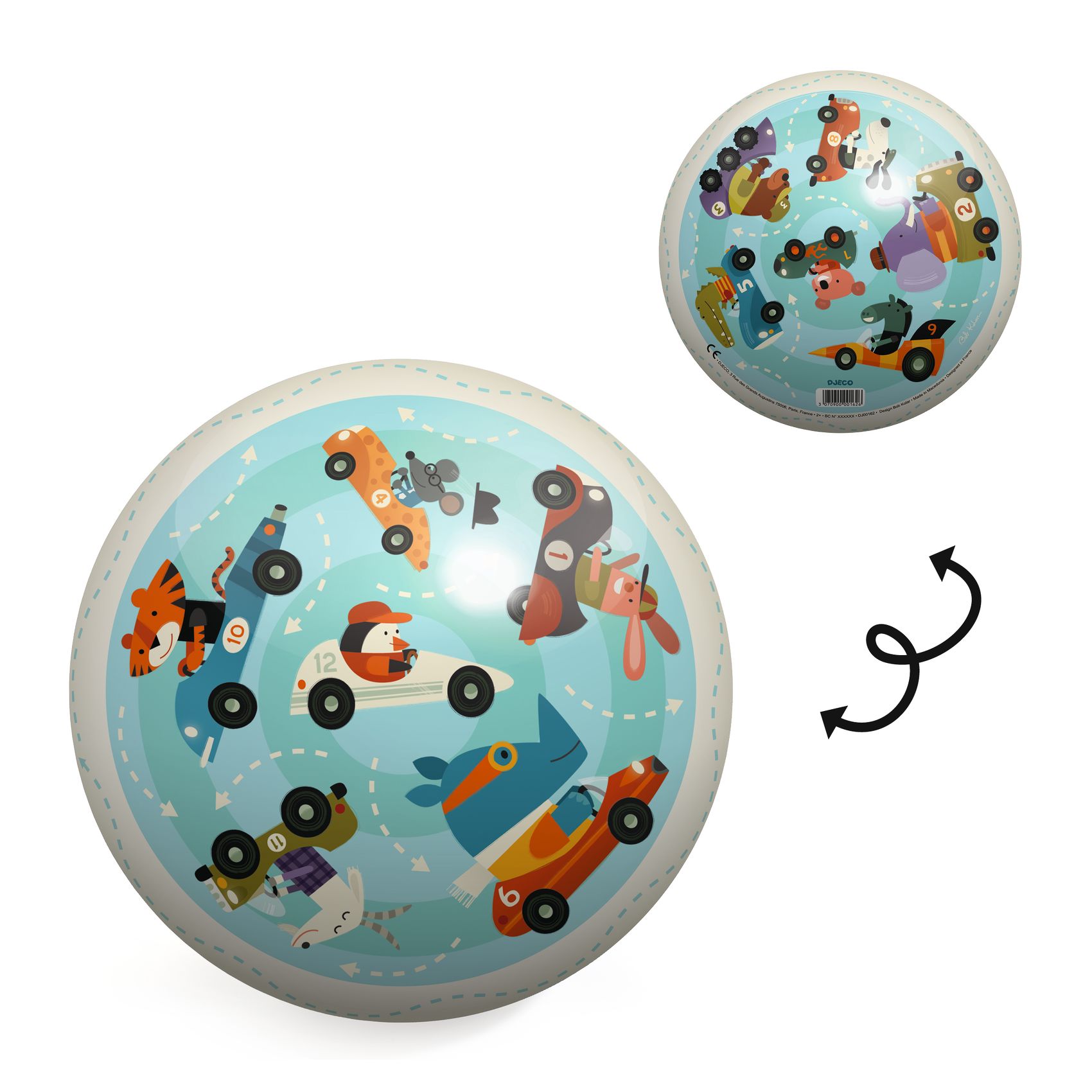 Gumilabda, ∅ 22 cm - Közlekedés - Traffic ball - 1